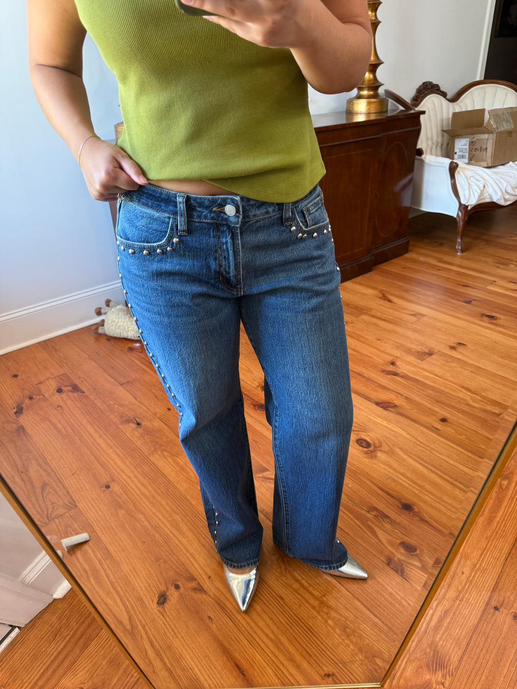 Tatum Studded Denim
