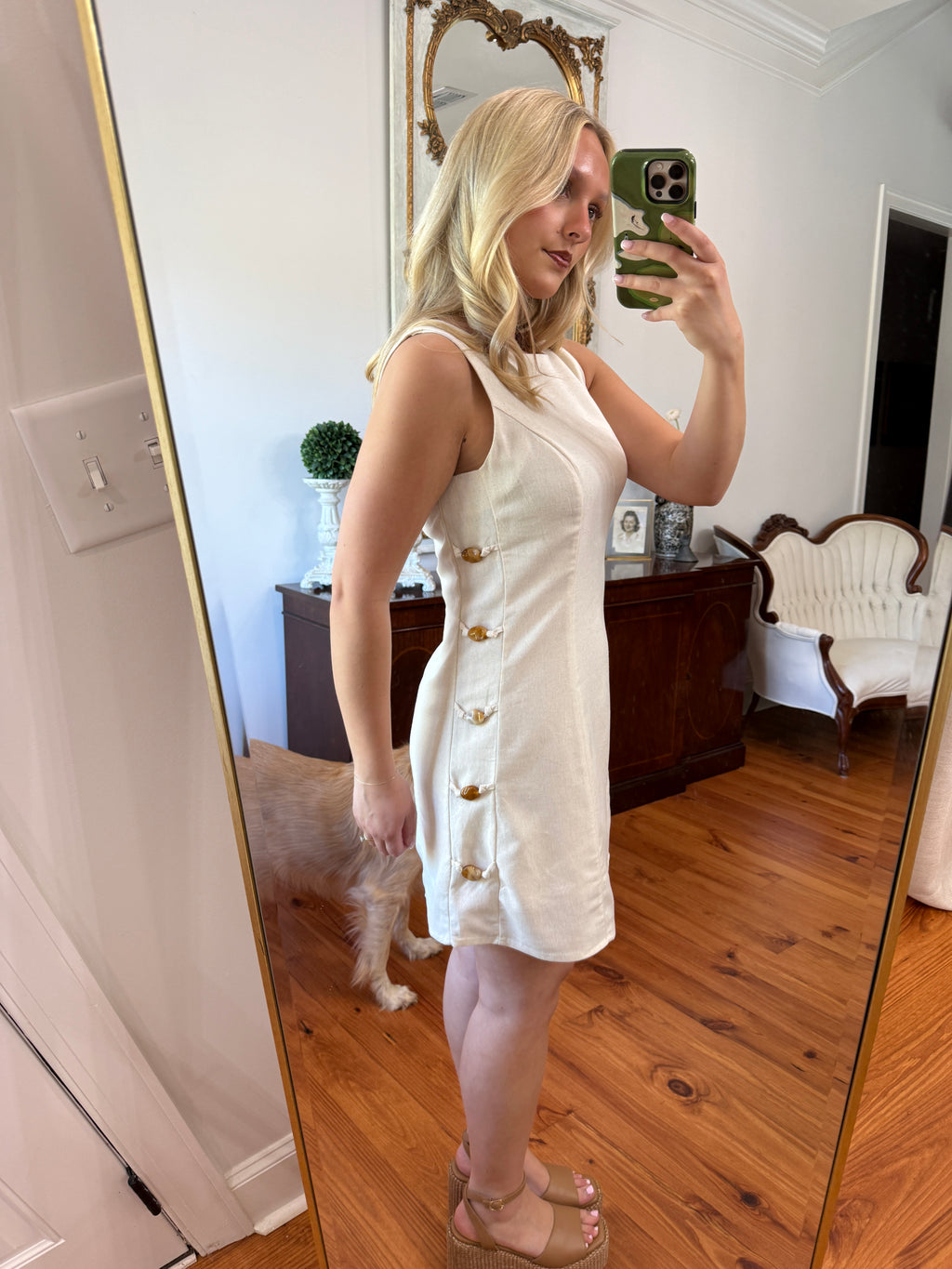 Sutton Beaded Mini Dress