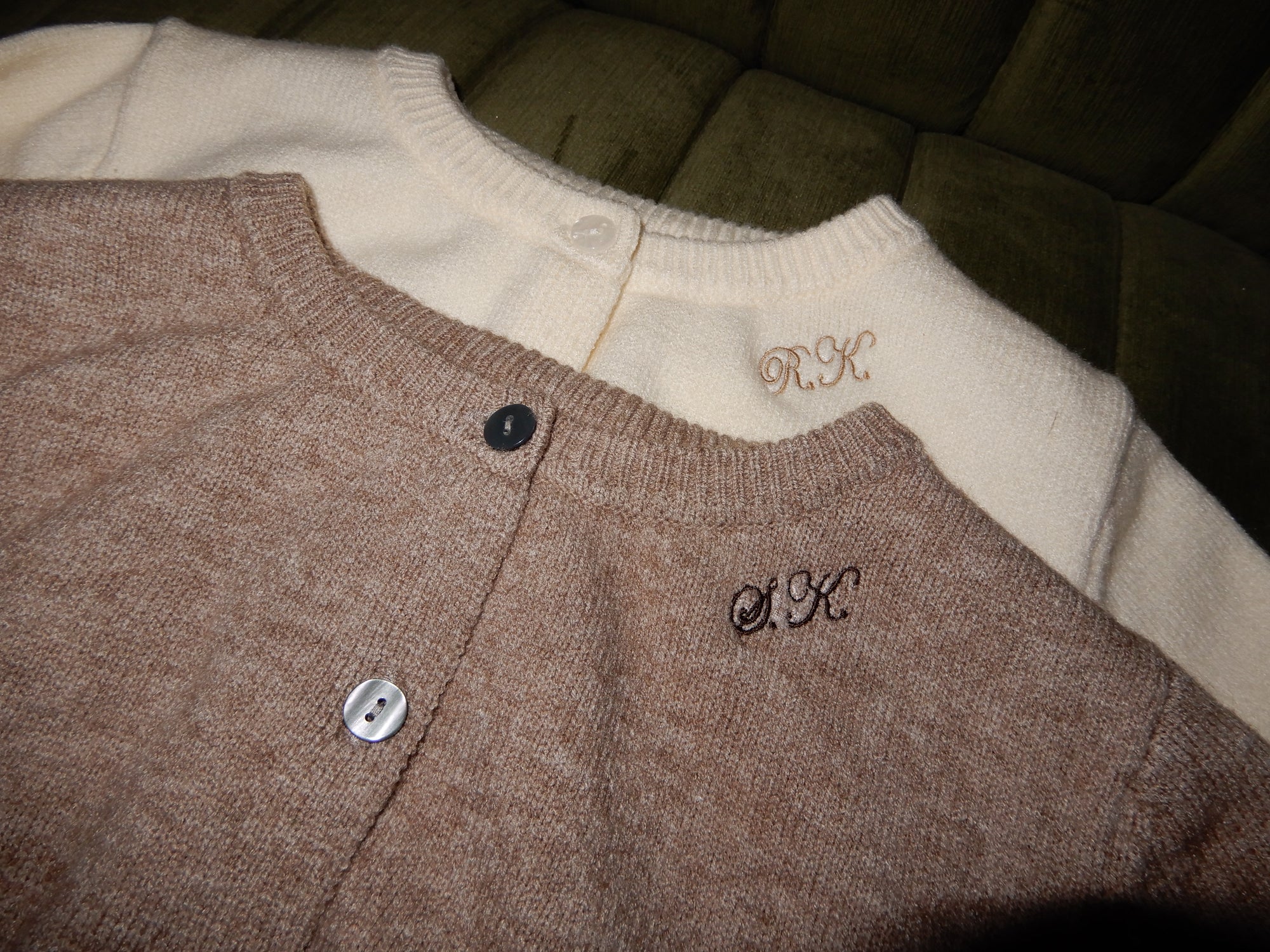 Cardigan Monogram - Initials
