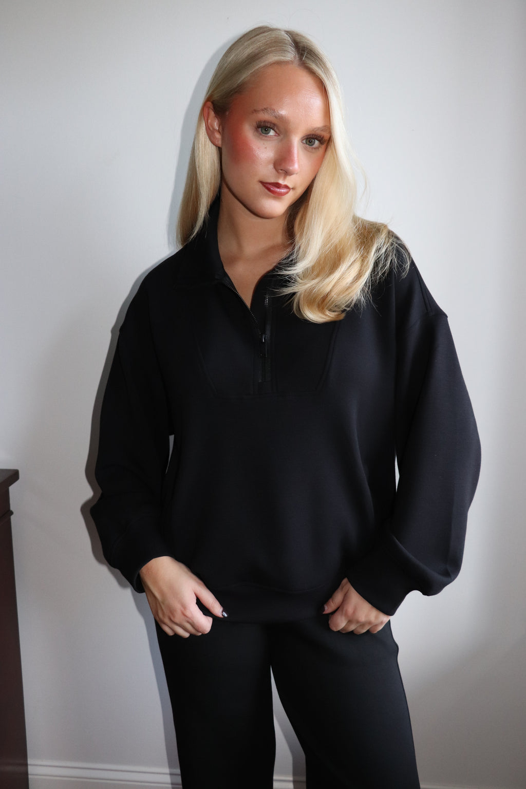 Rowan Quarter Zip – Black