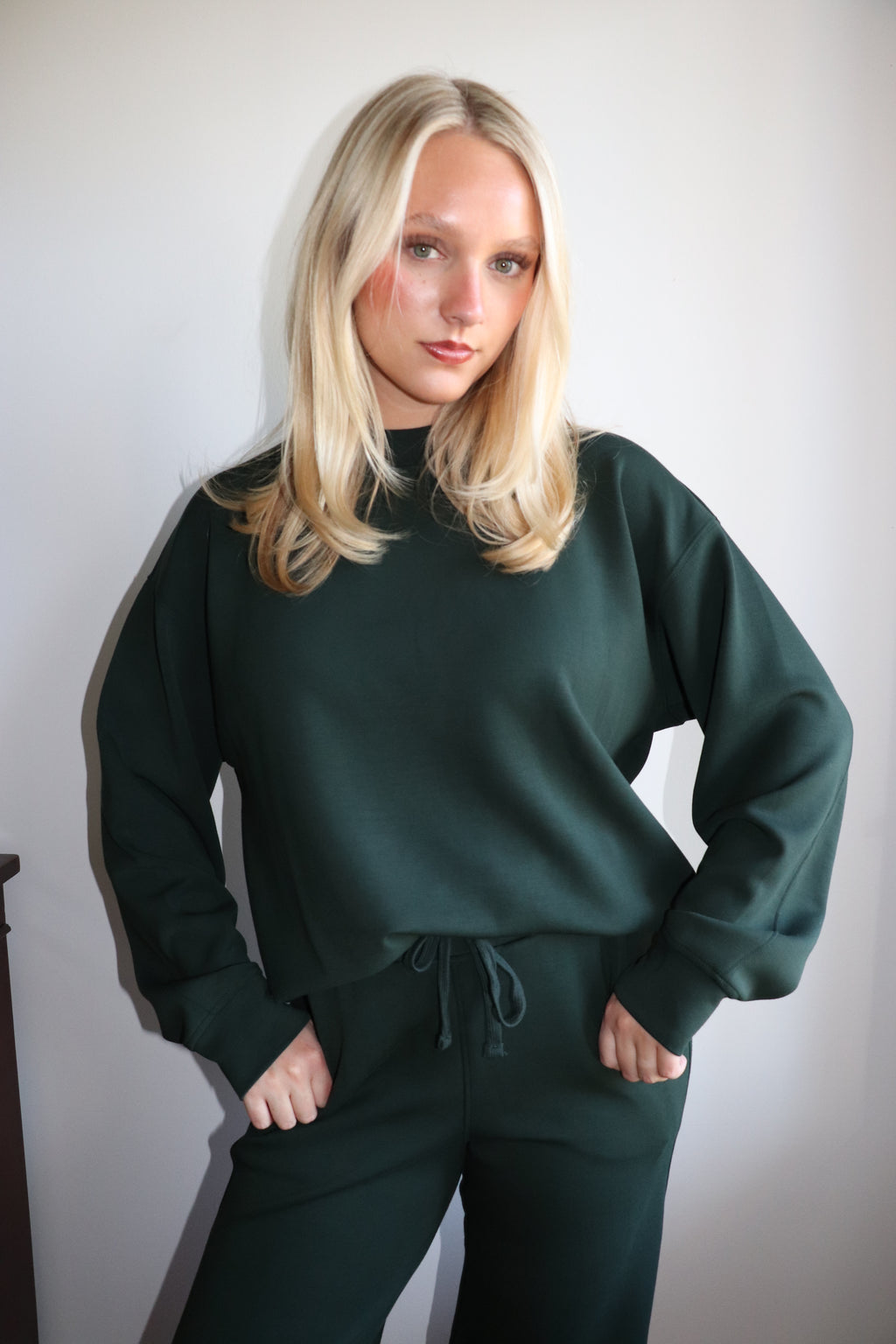 Harlow Mockneck – Regency Green