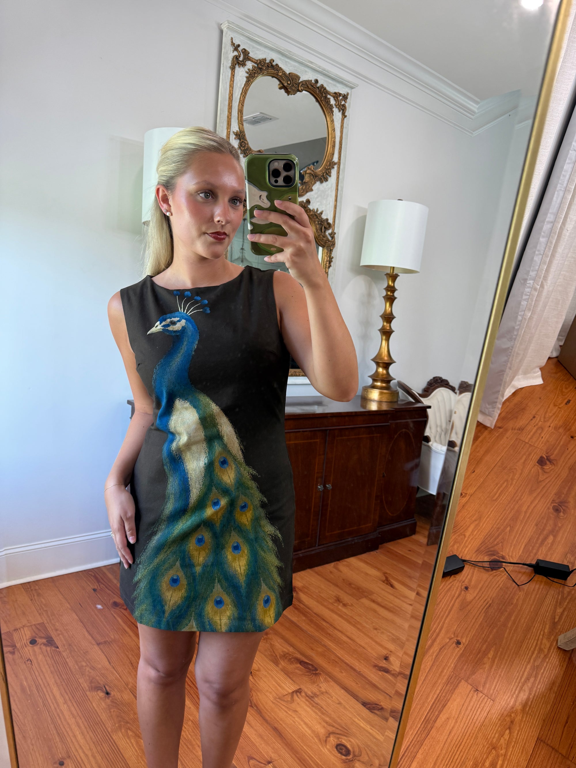 Azul Peacock Mini Dress