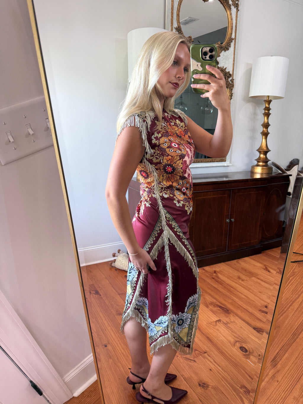 Monarch Fringe Dress