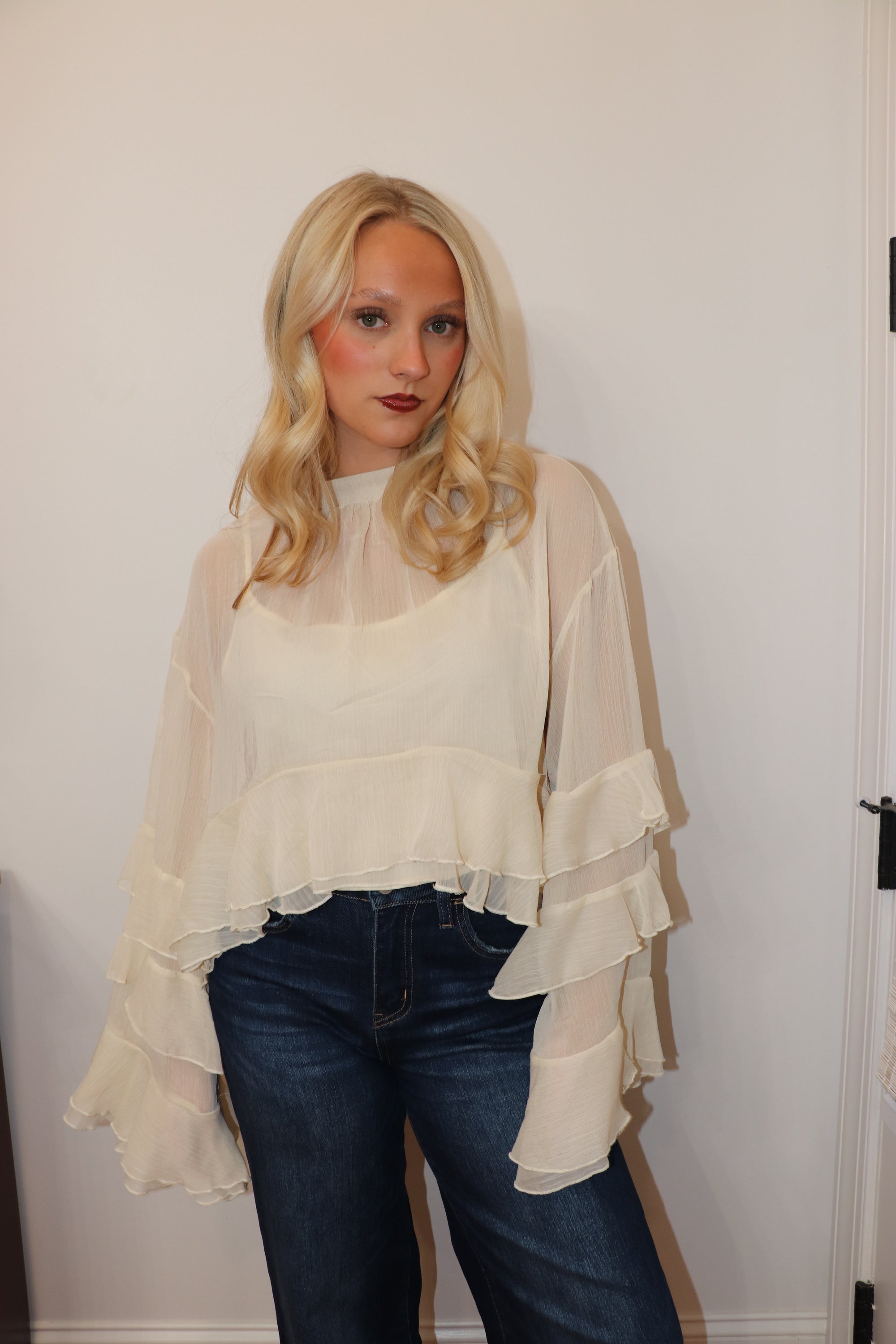 Elora Blouse - Ivory
