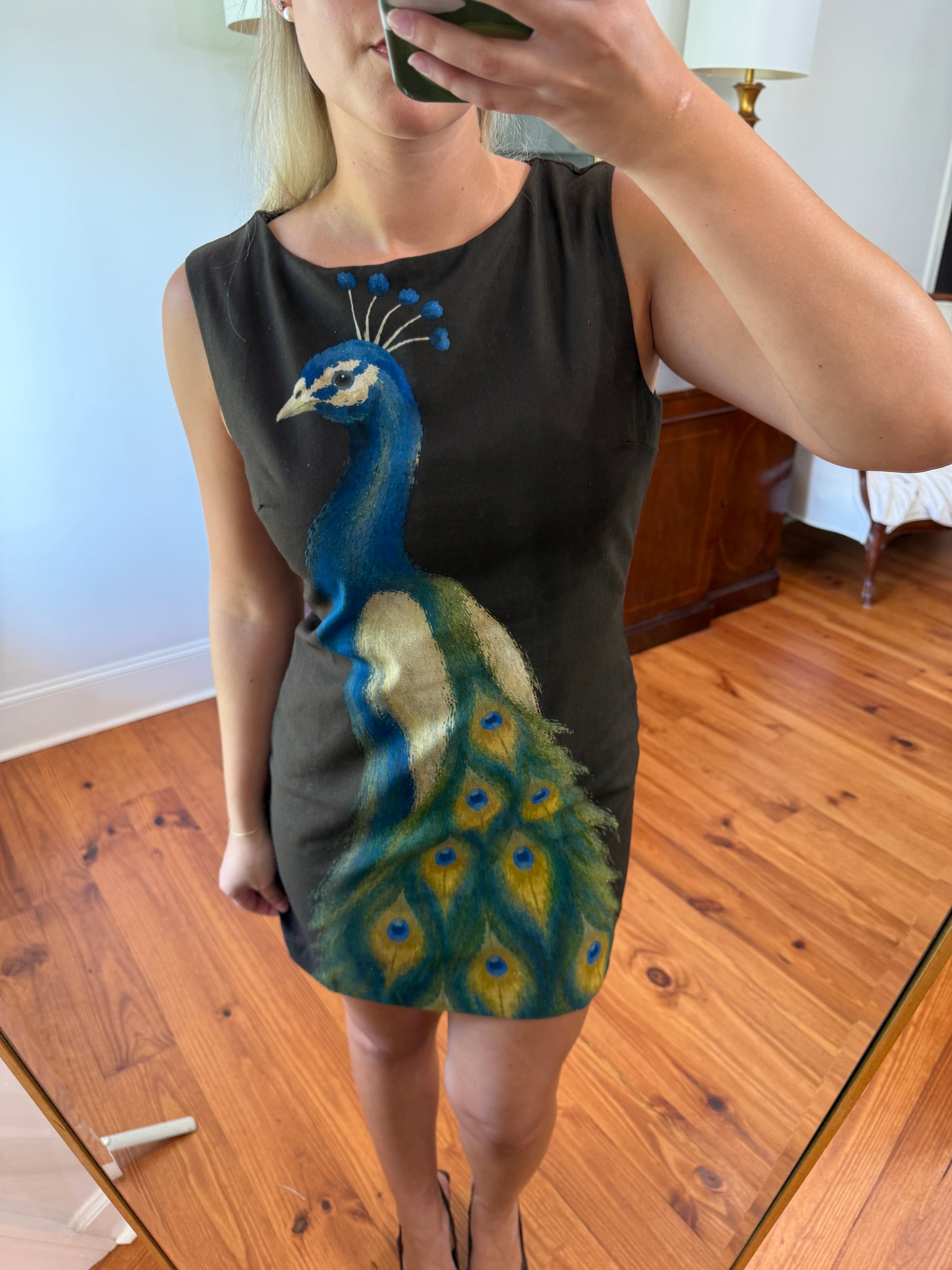 Azul Peacock Mini Dress