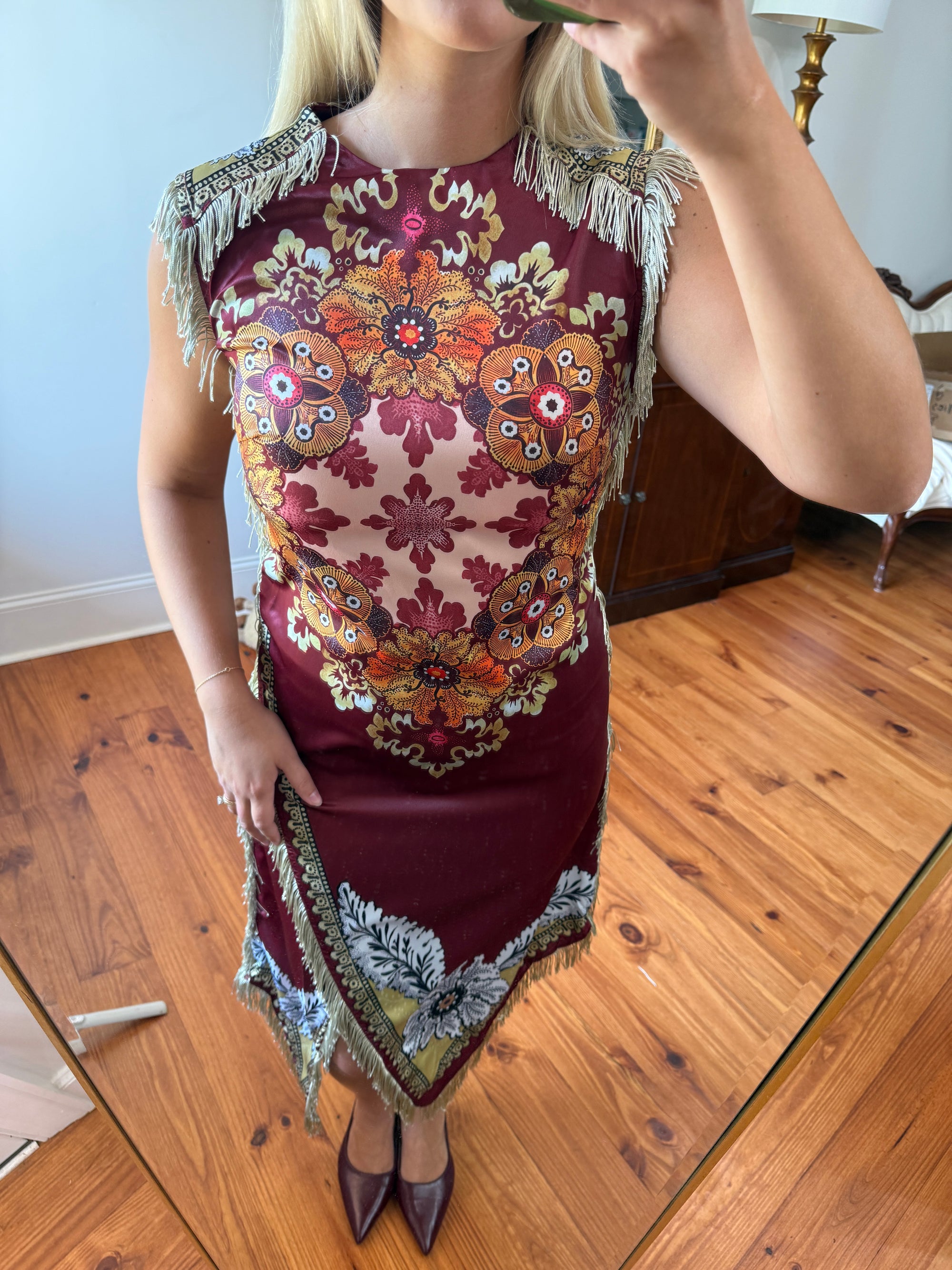 Monarch Fringe Dress