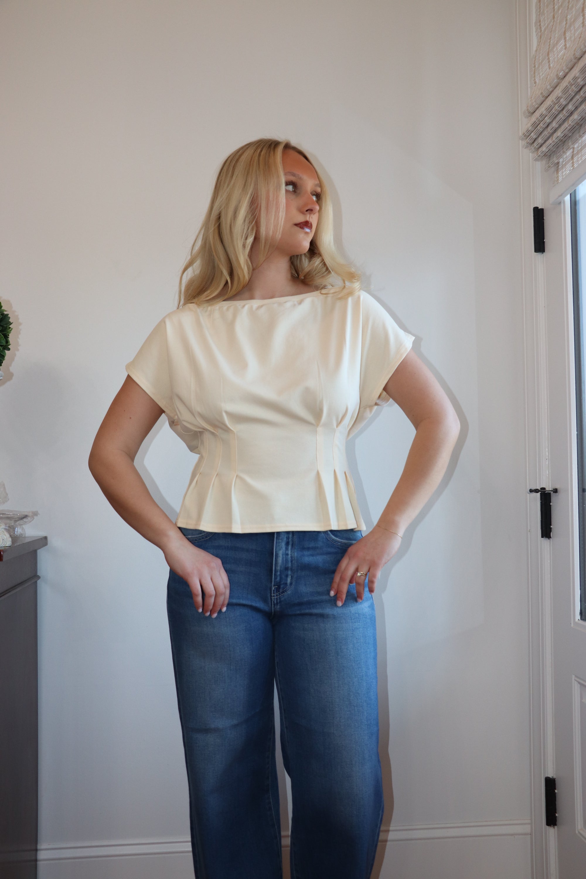 Tillie Pleated Top