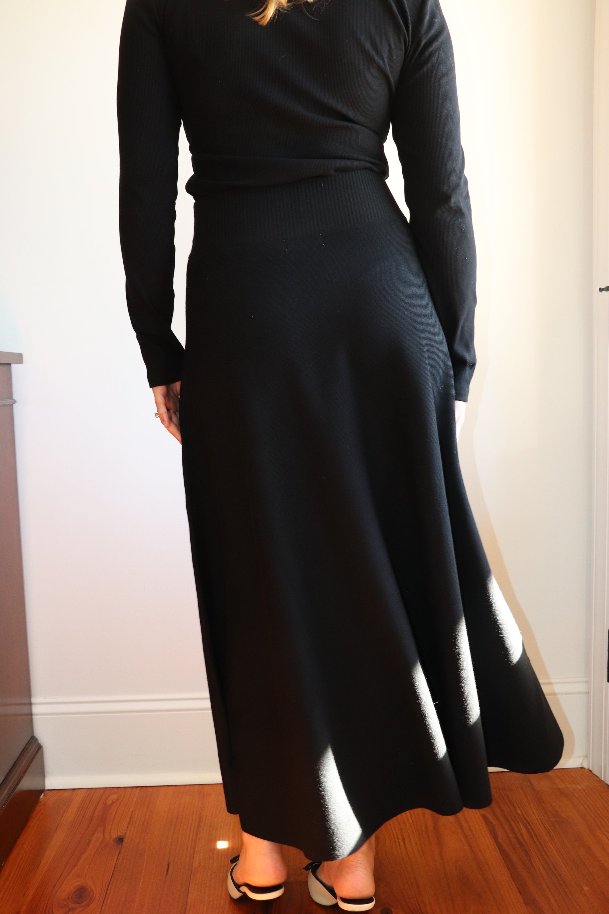 Etta Knit Skirt - Black