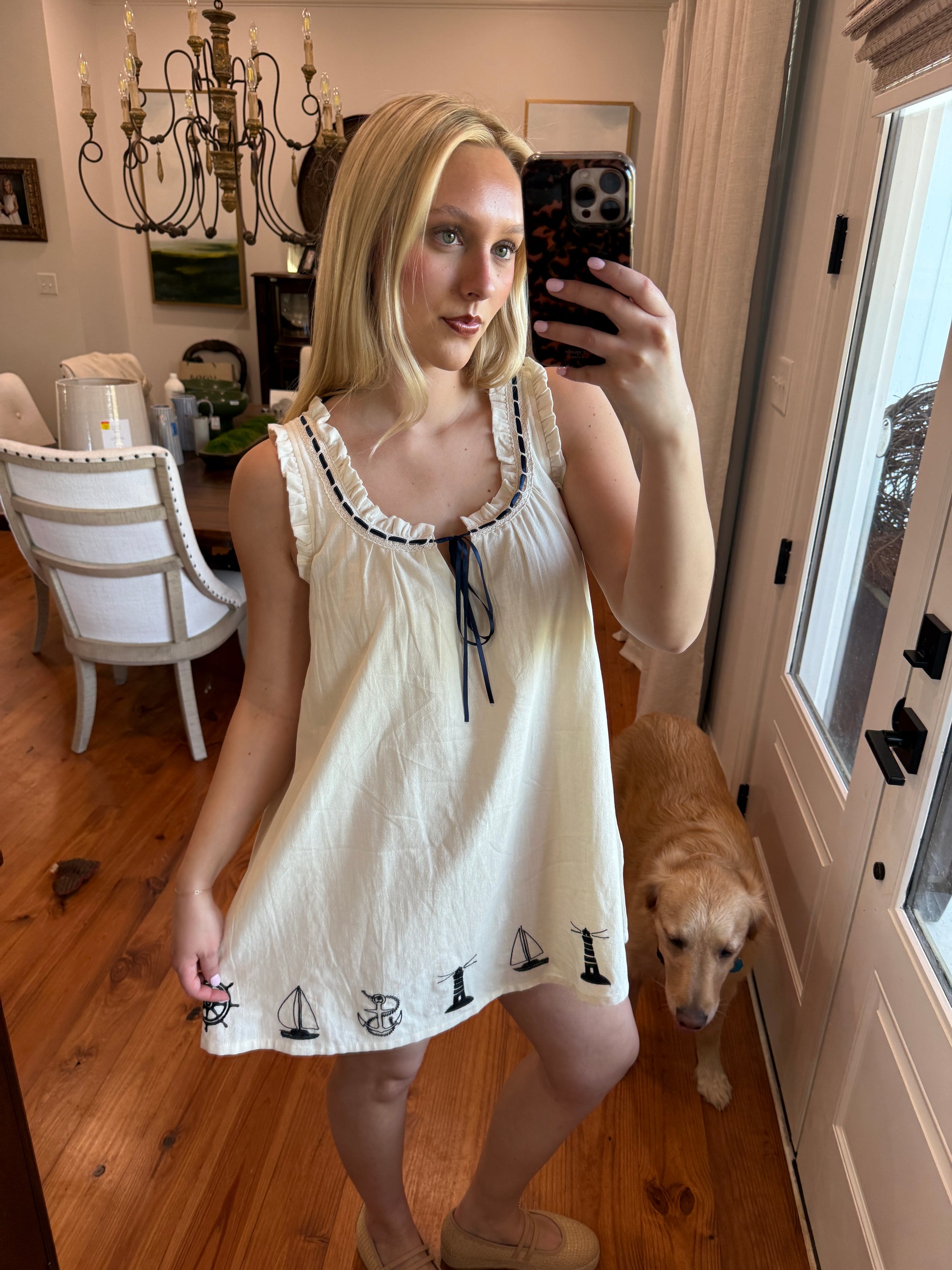 Cape Mini Dress