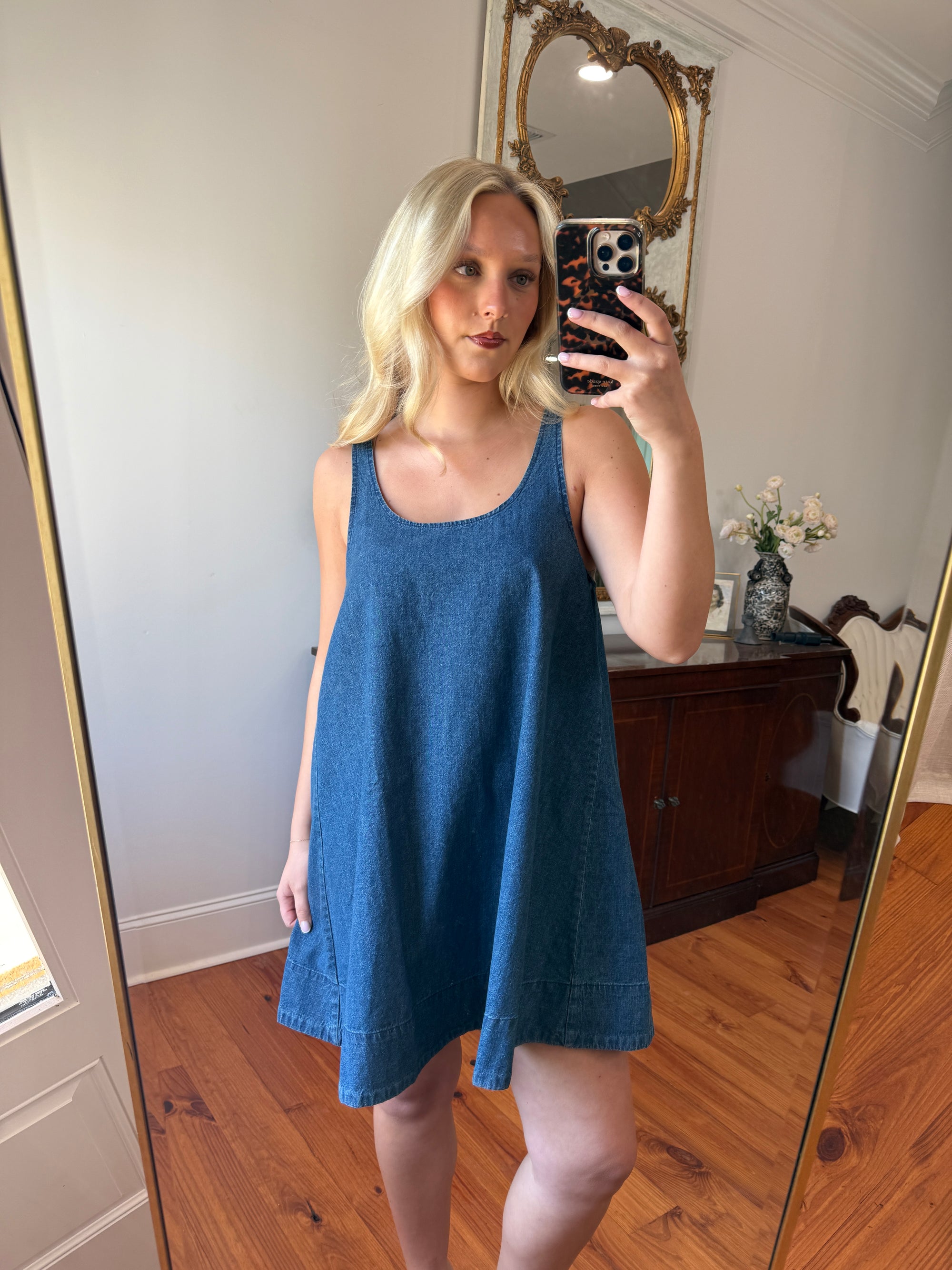 Hadley Denim Mini Dress