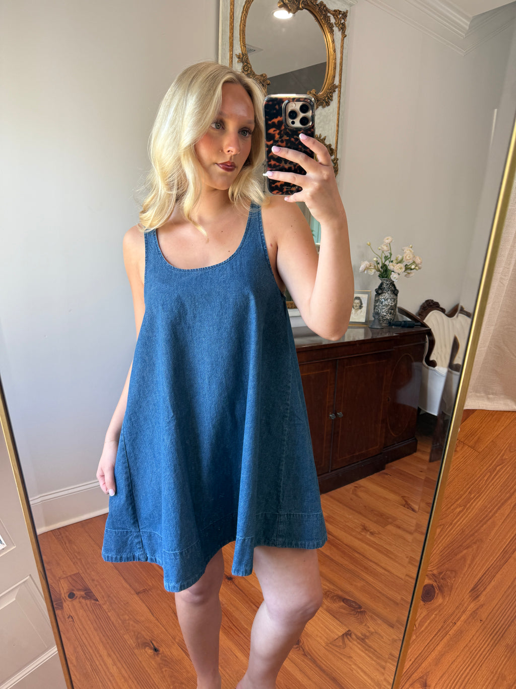 Hadley Denim Mini Dress