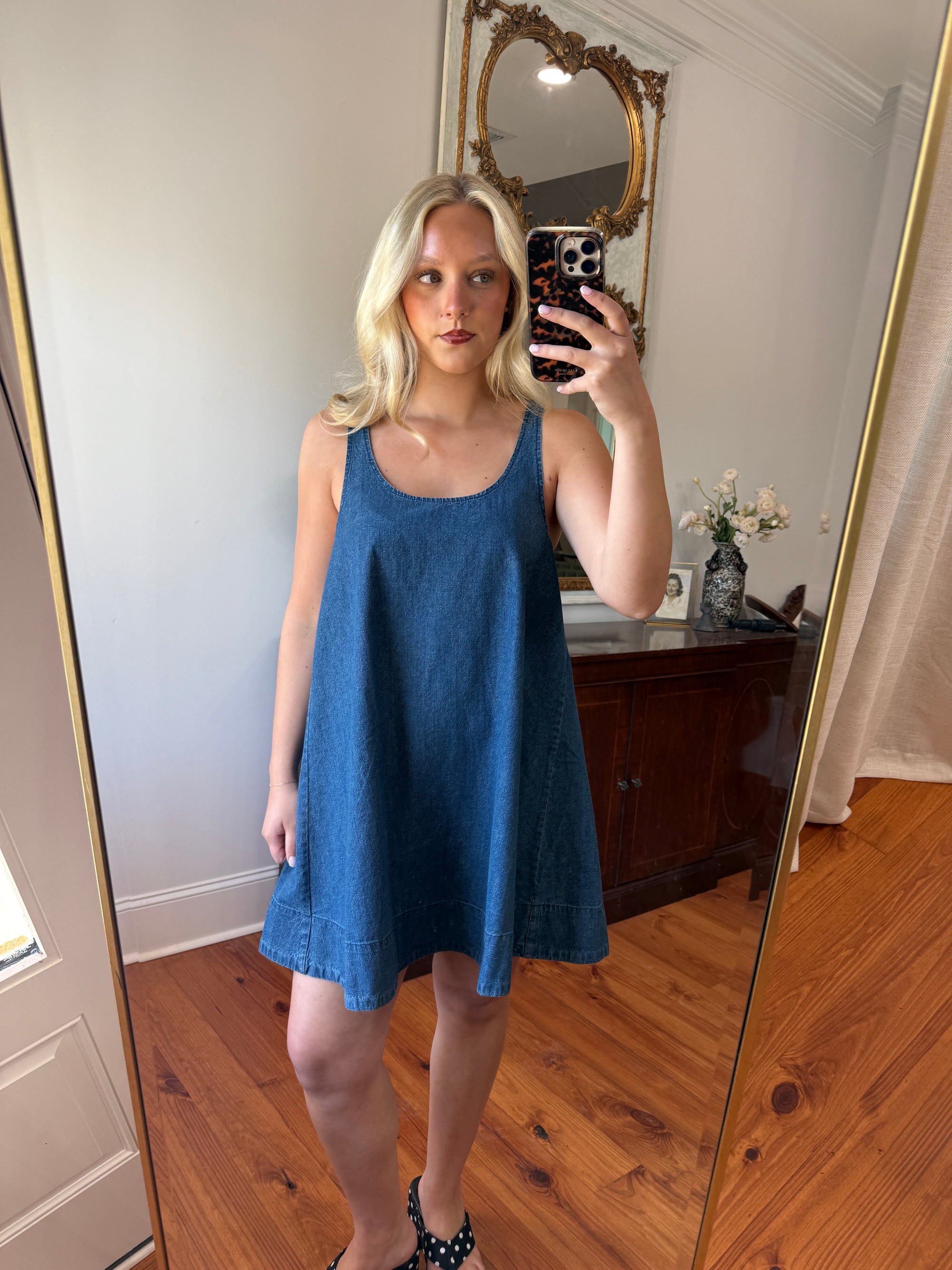 Hadley Denim Mini Dress