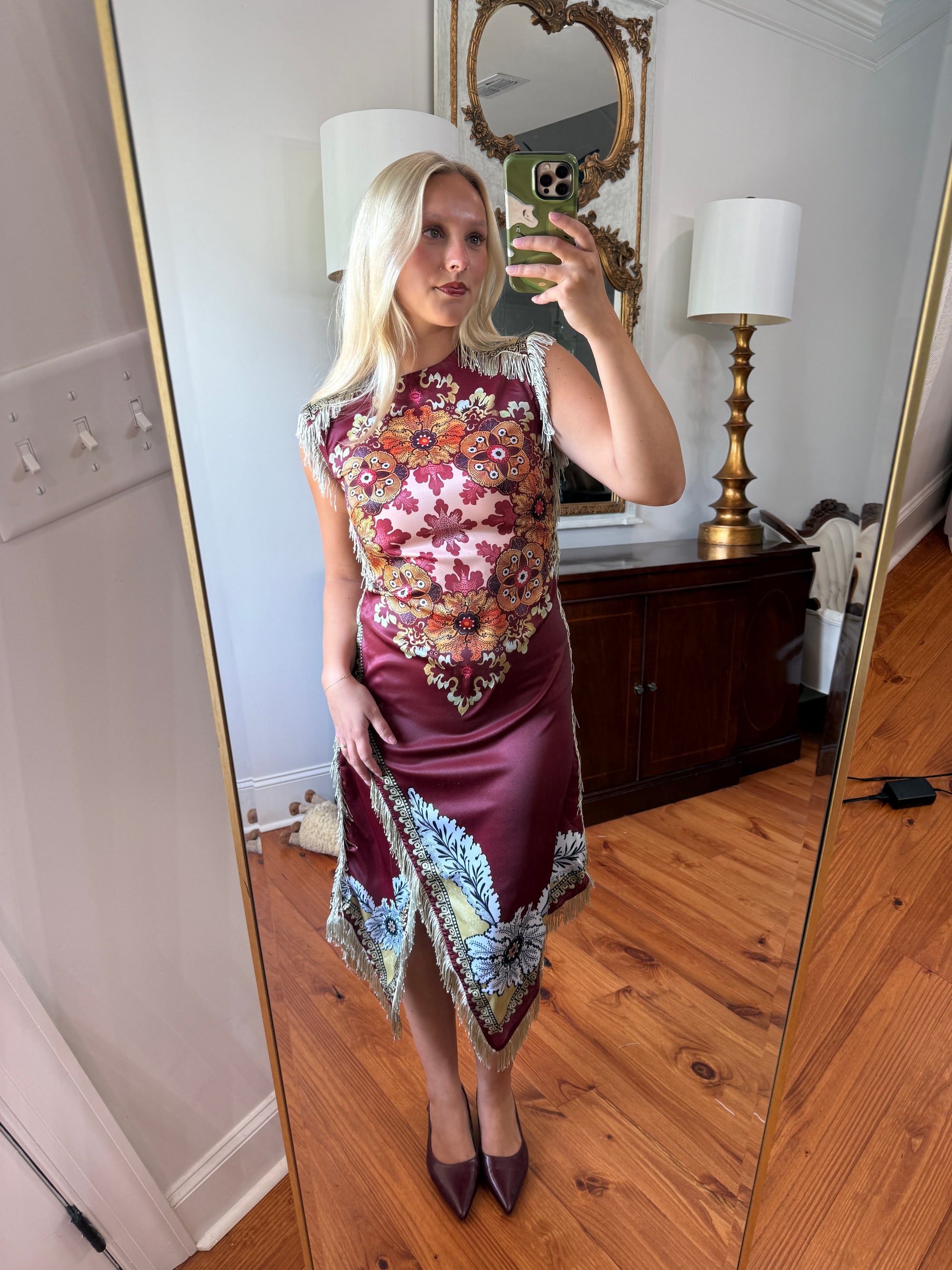 Monarch Fringe Dress