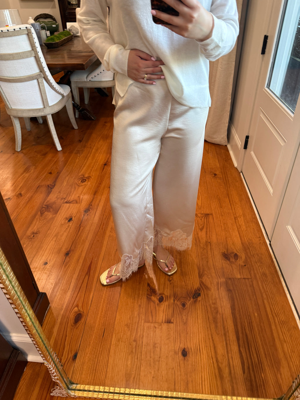 Camden Lace Trim Pant