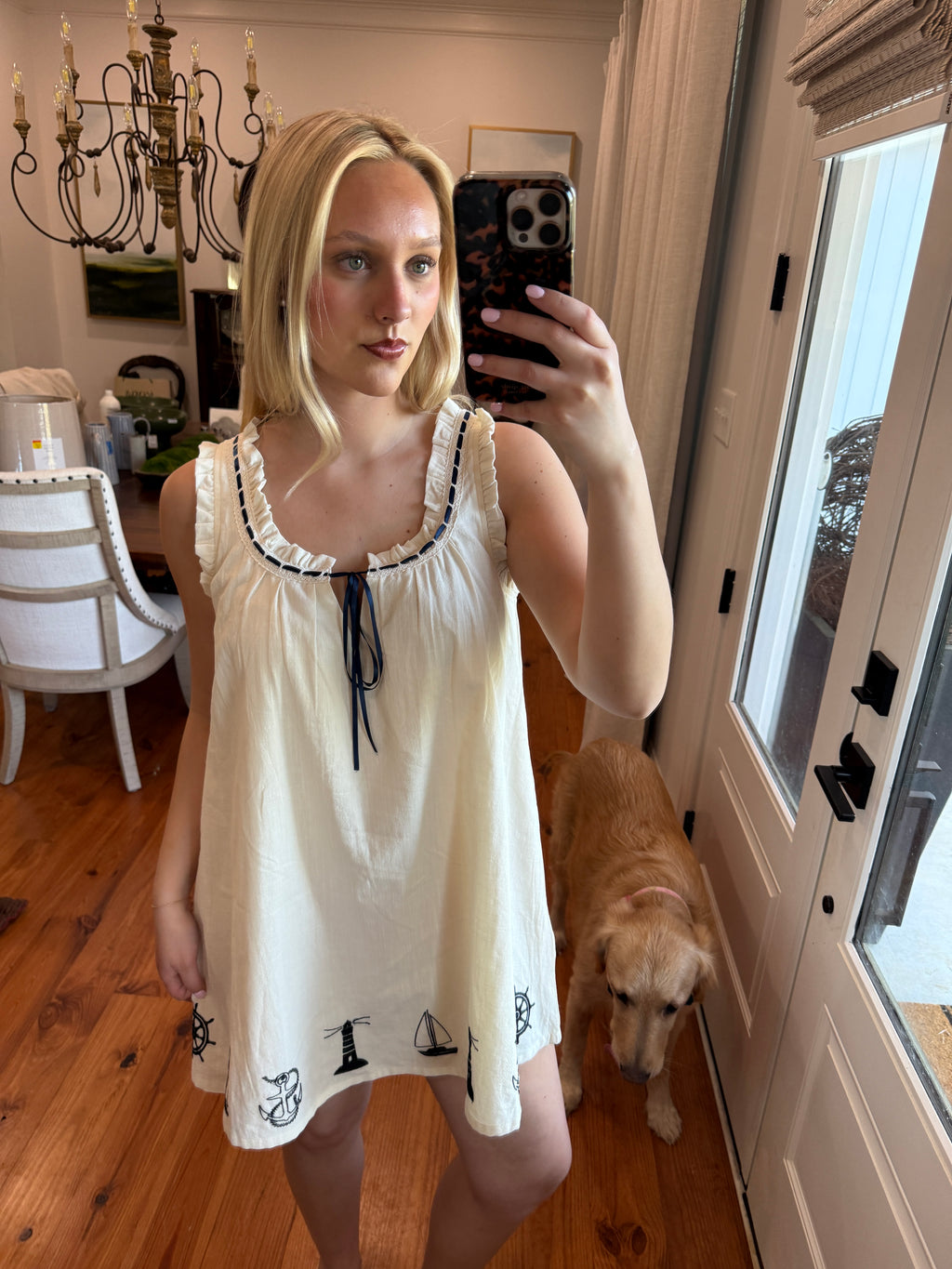 Cape Mini Dress