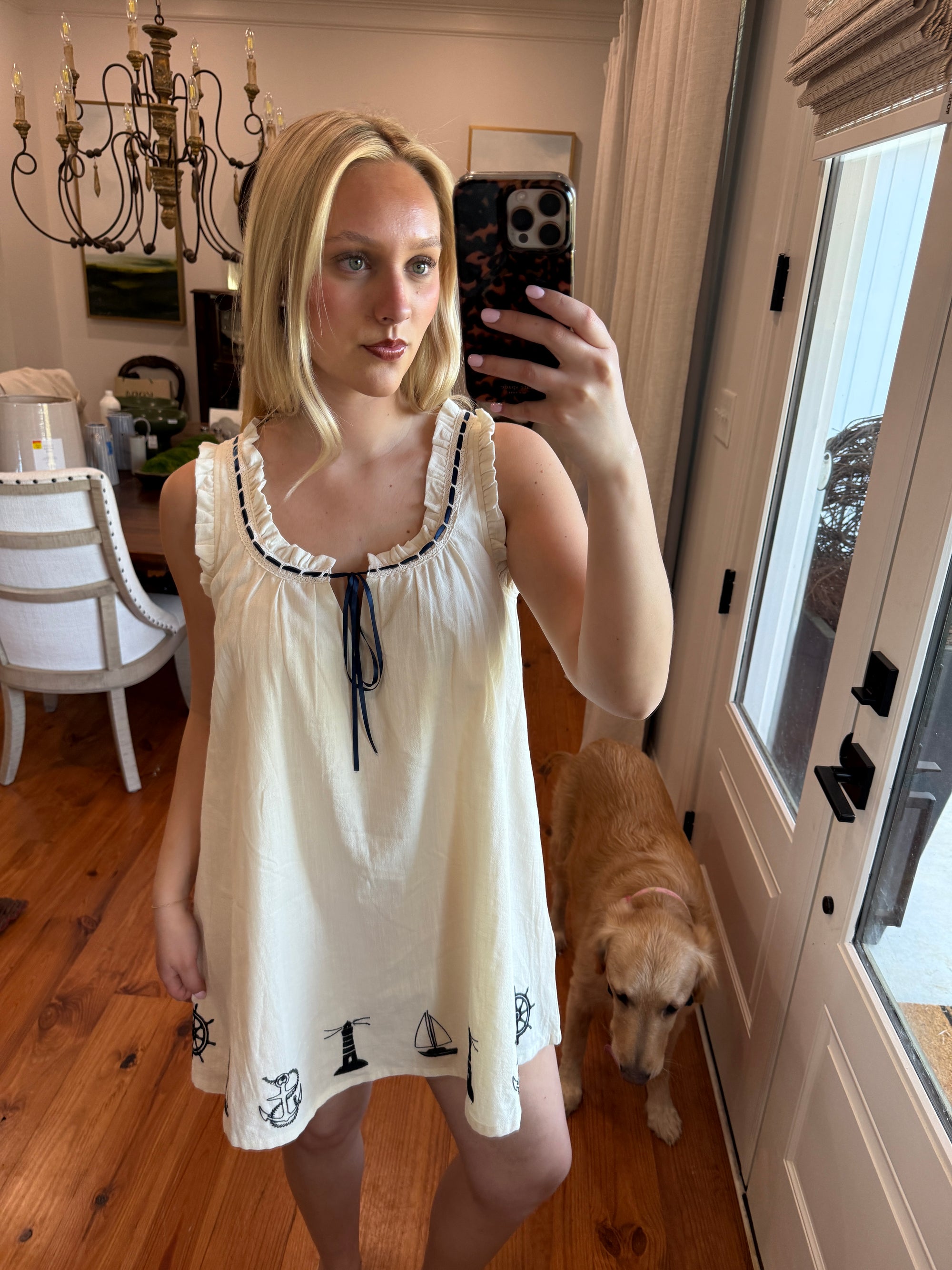 Cape Mini Dress