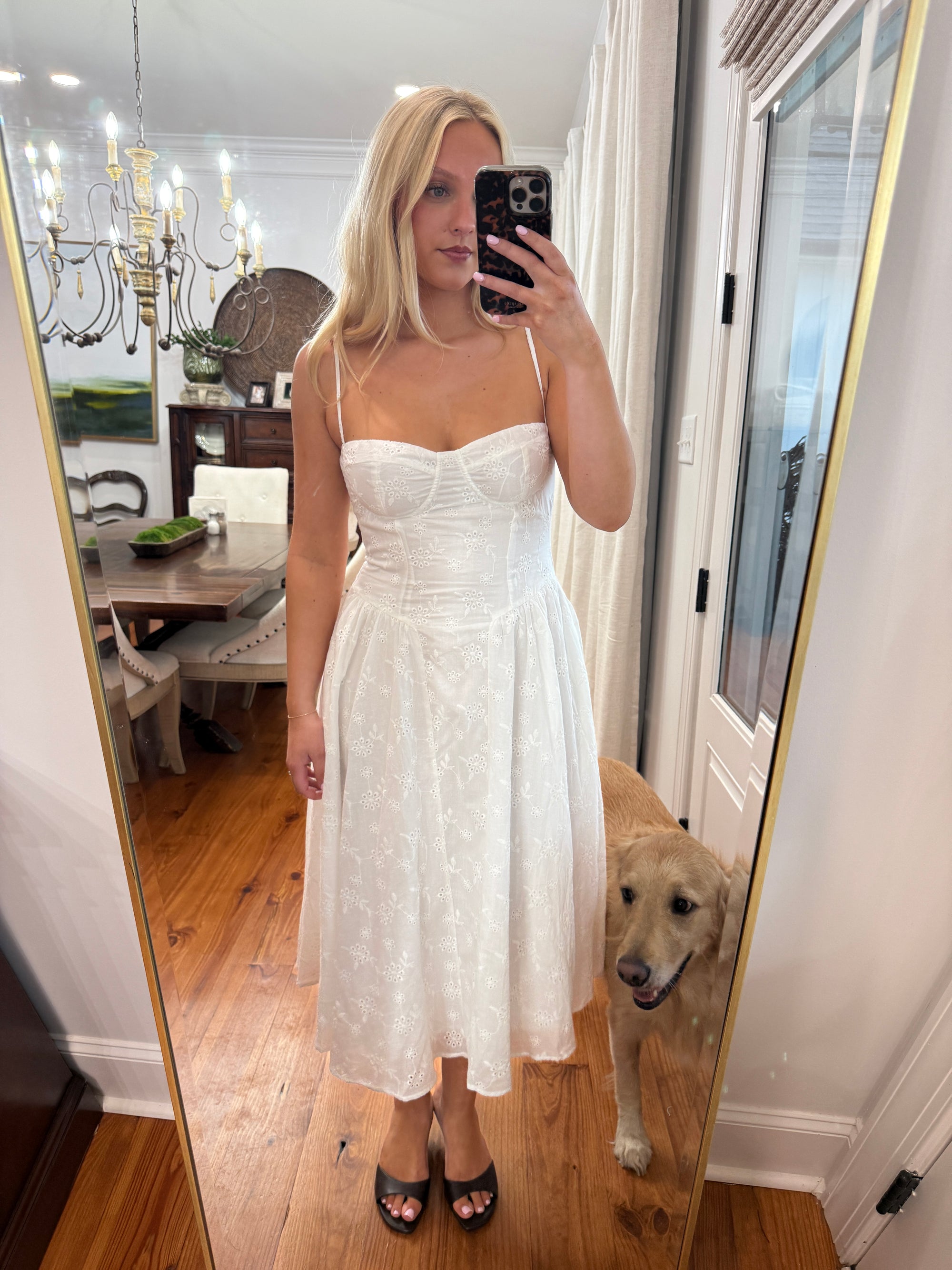 Hydrangea Midi Dress