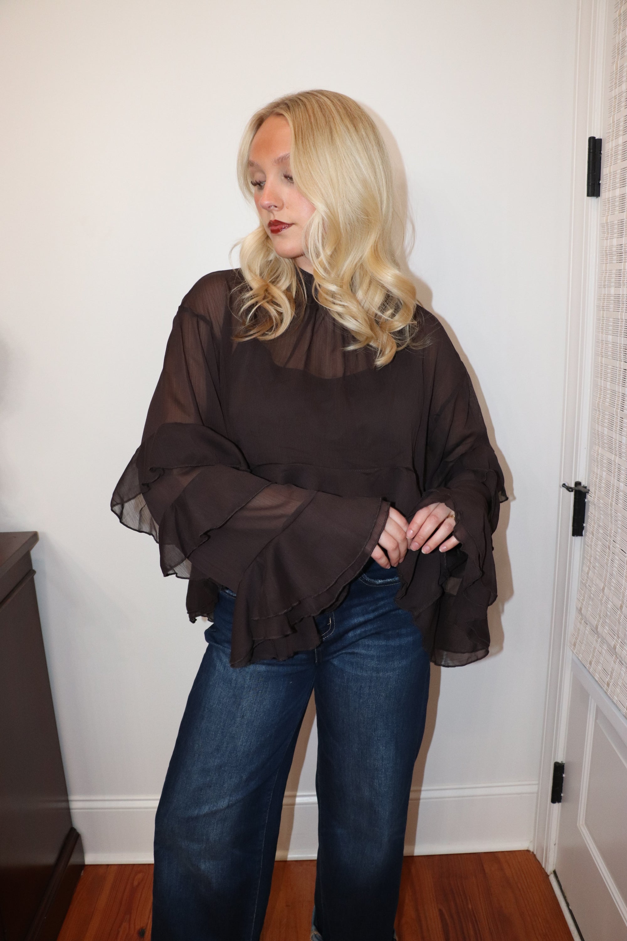 Elora Blouse - Chocolate