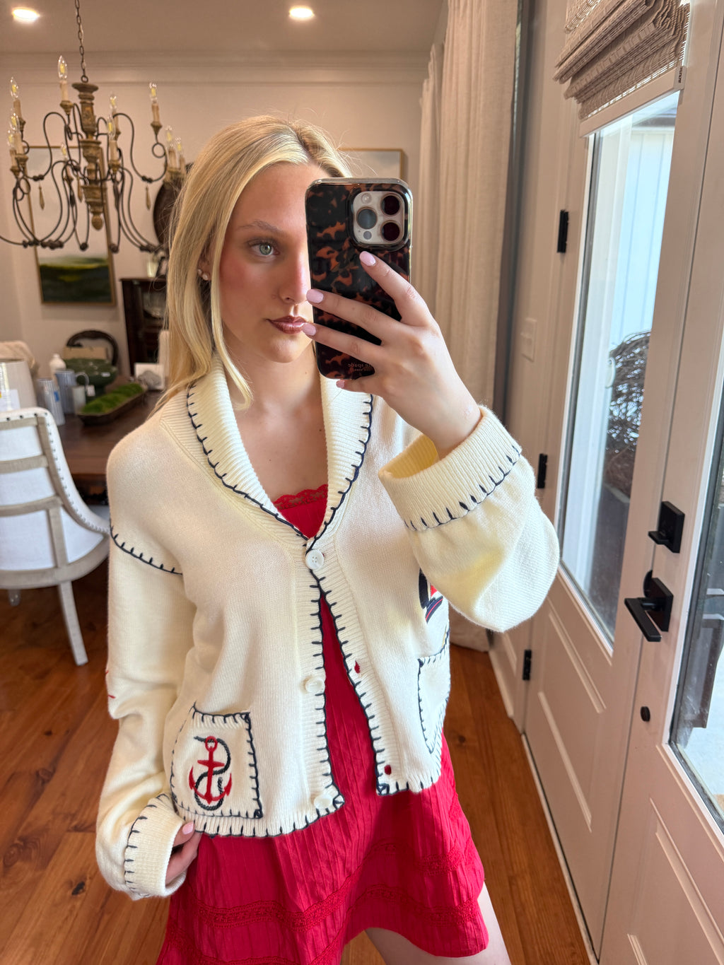 Harbor Embroidered Cardigan