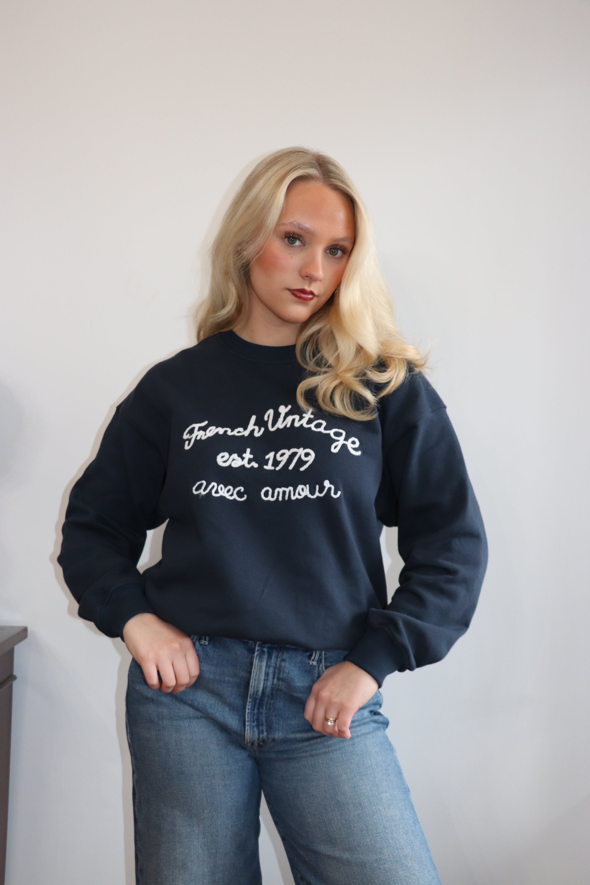 Emily Embroidered Sweatshirt