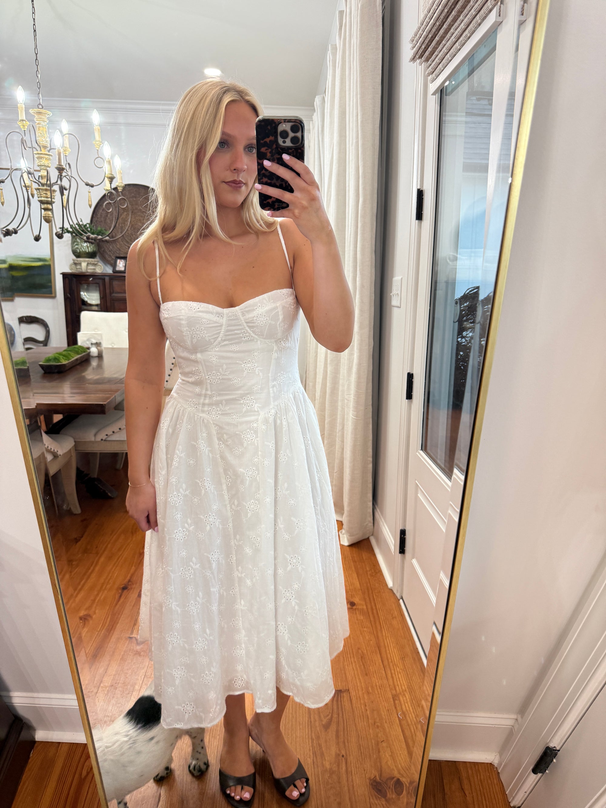 Hydrangea Midi Dress