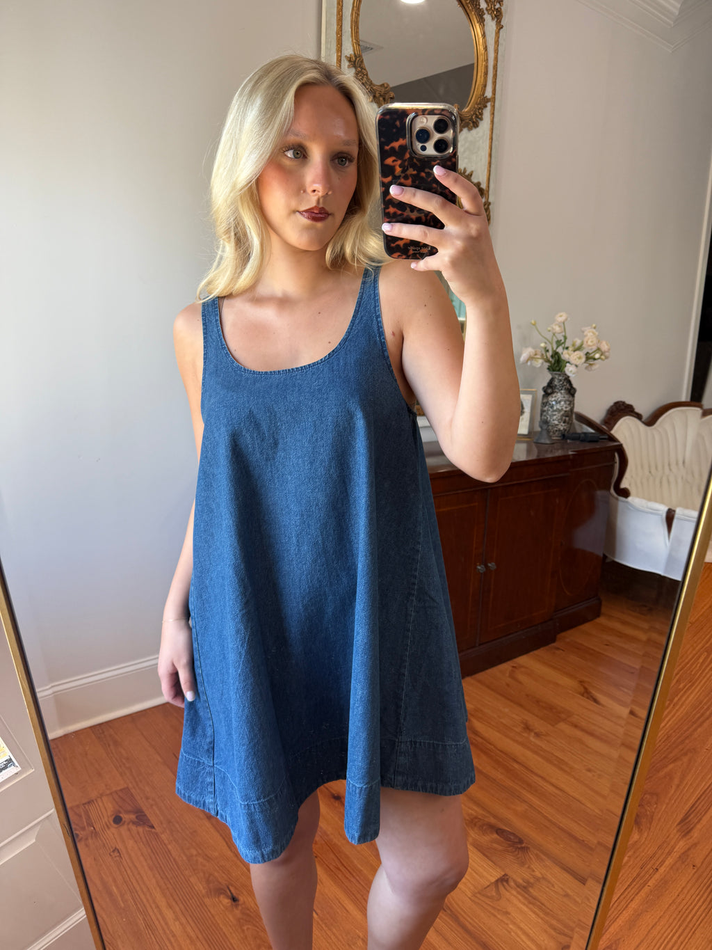 Hadley Denim Mini Dress