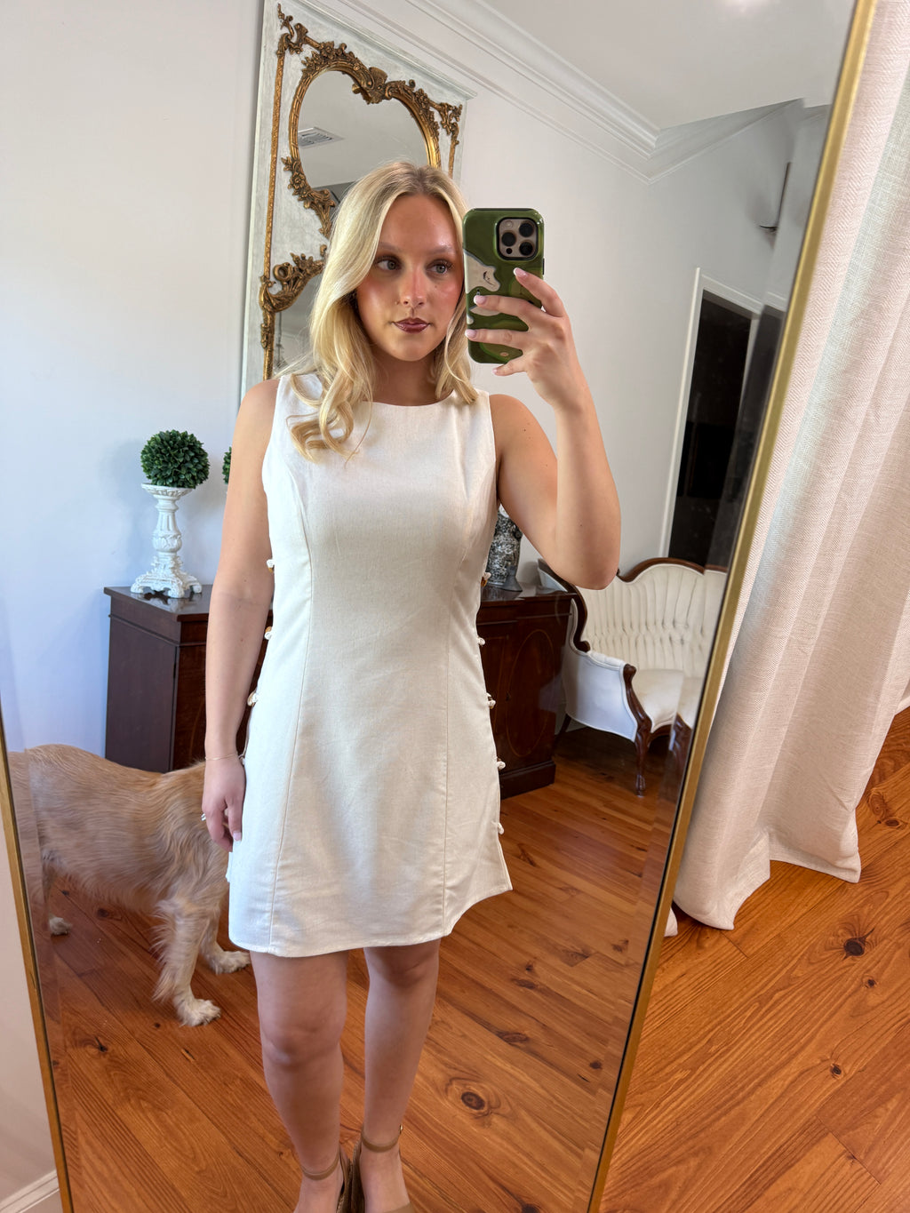 Sutton Beaded Mini Dress