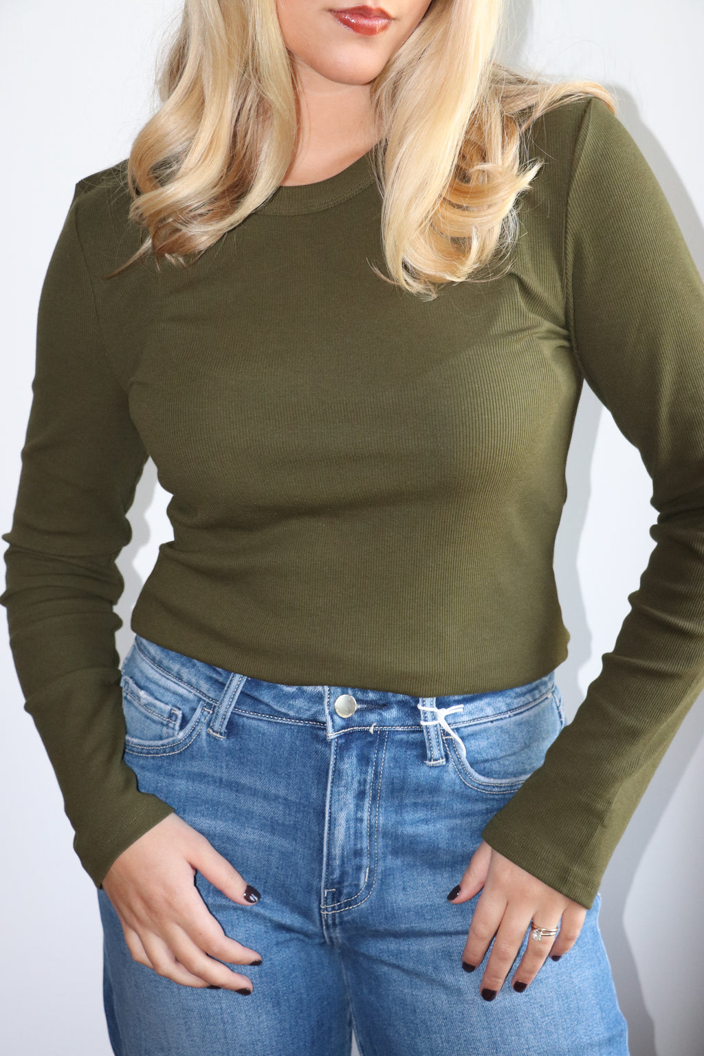 Camille Top - Olive
