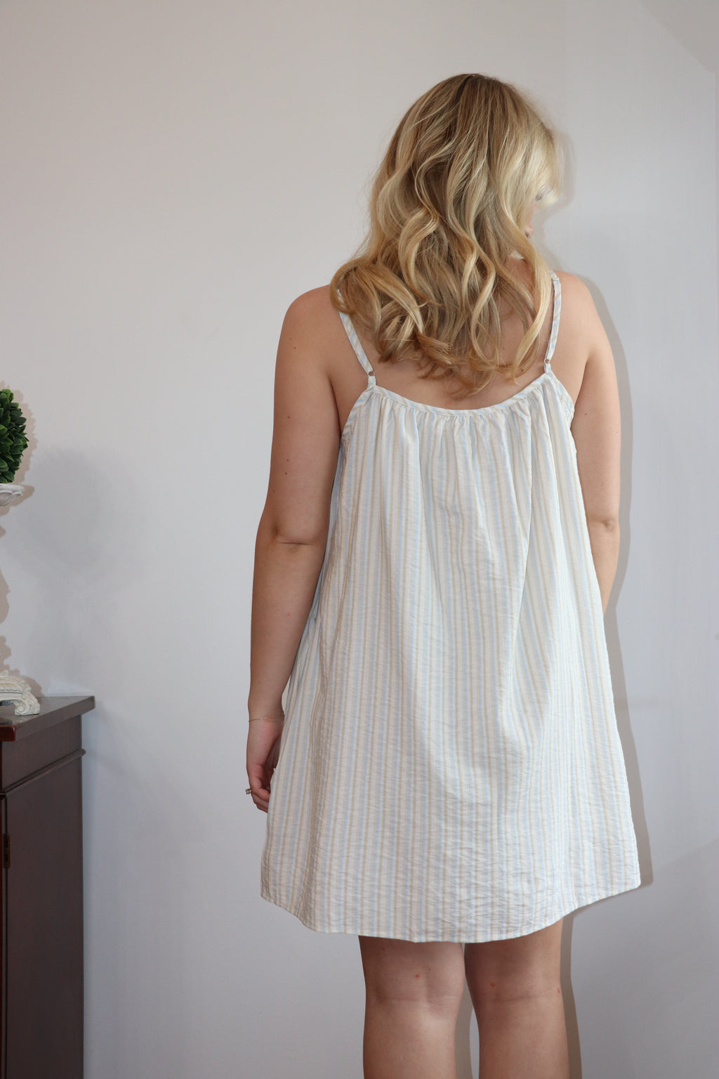 Lila Babydoll Mini Dress