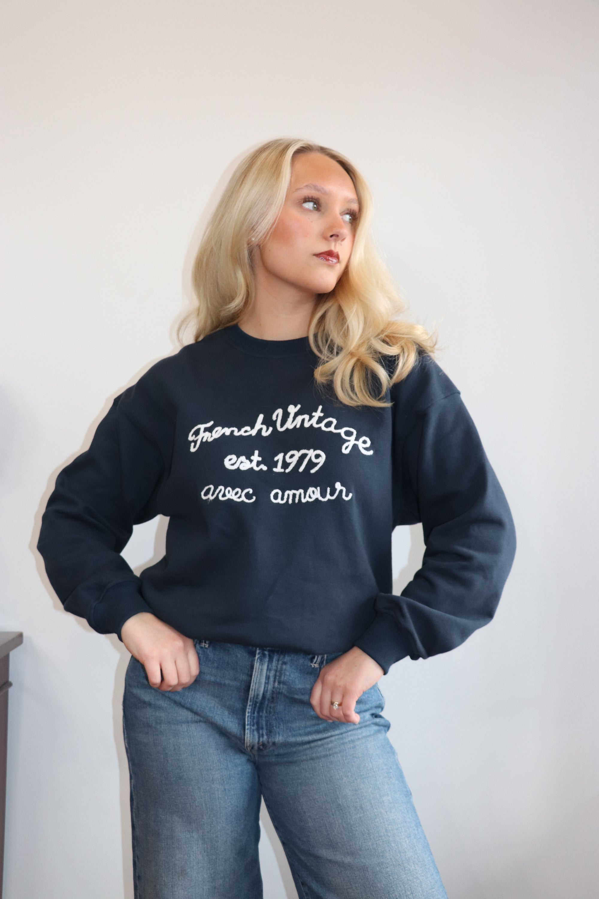 Emily Embroidered Sweatshirt
