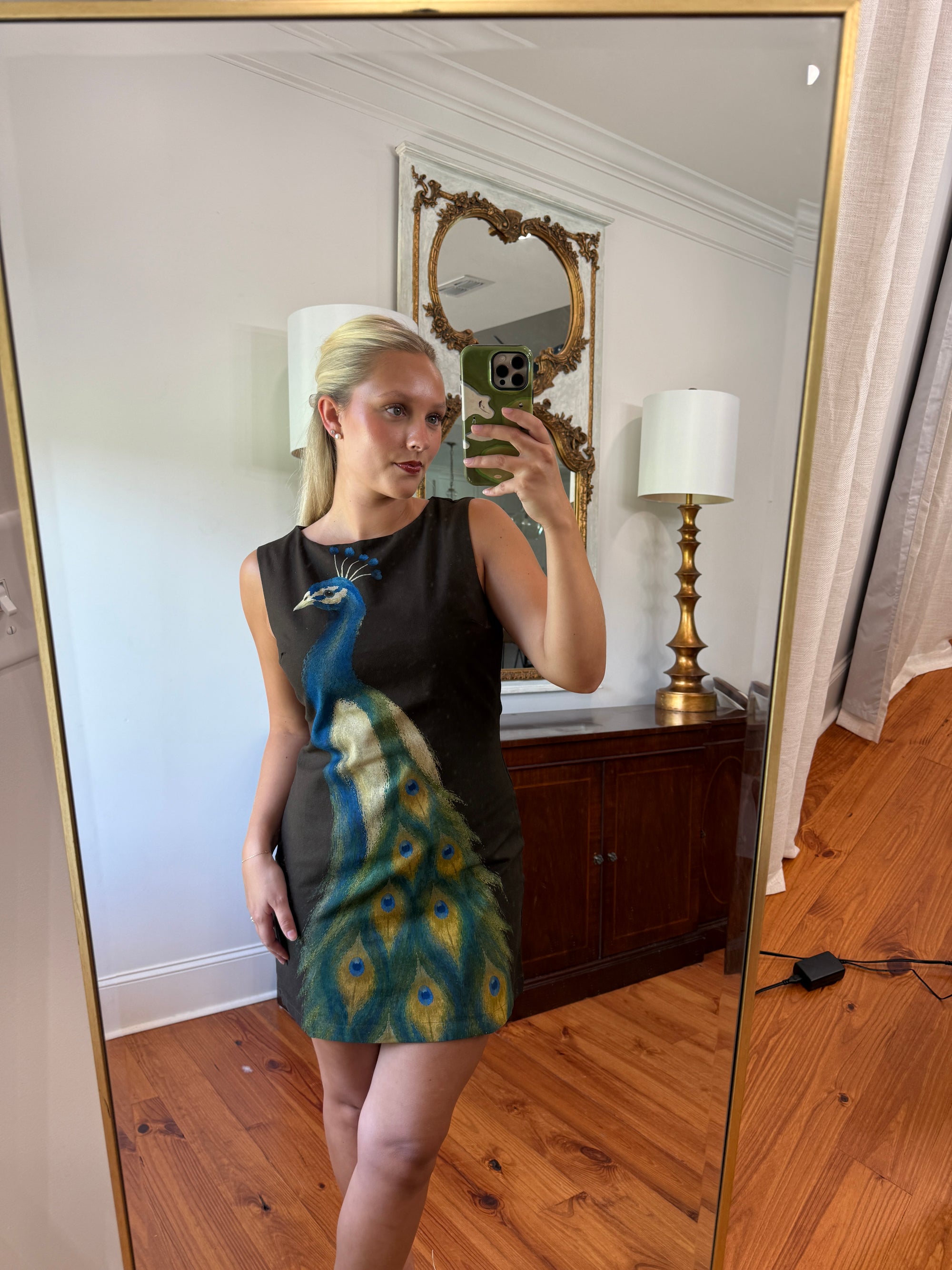 Azul Peacock Mini Dress