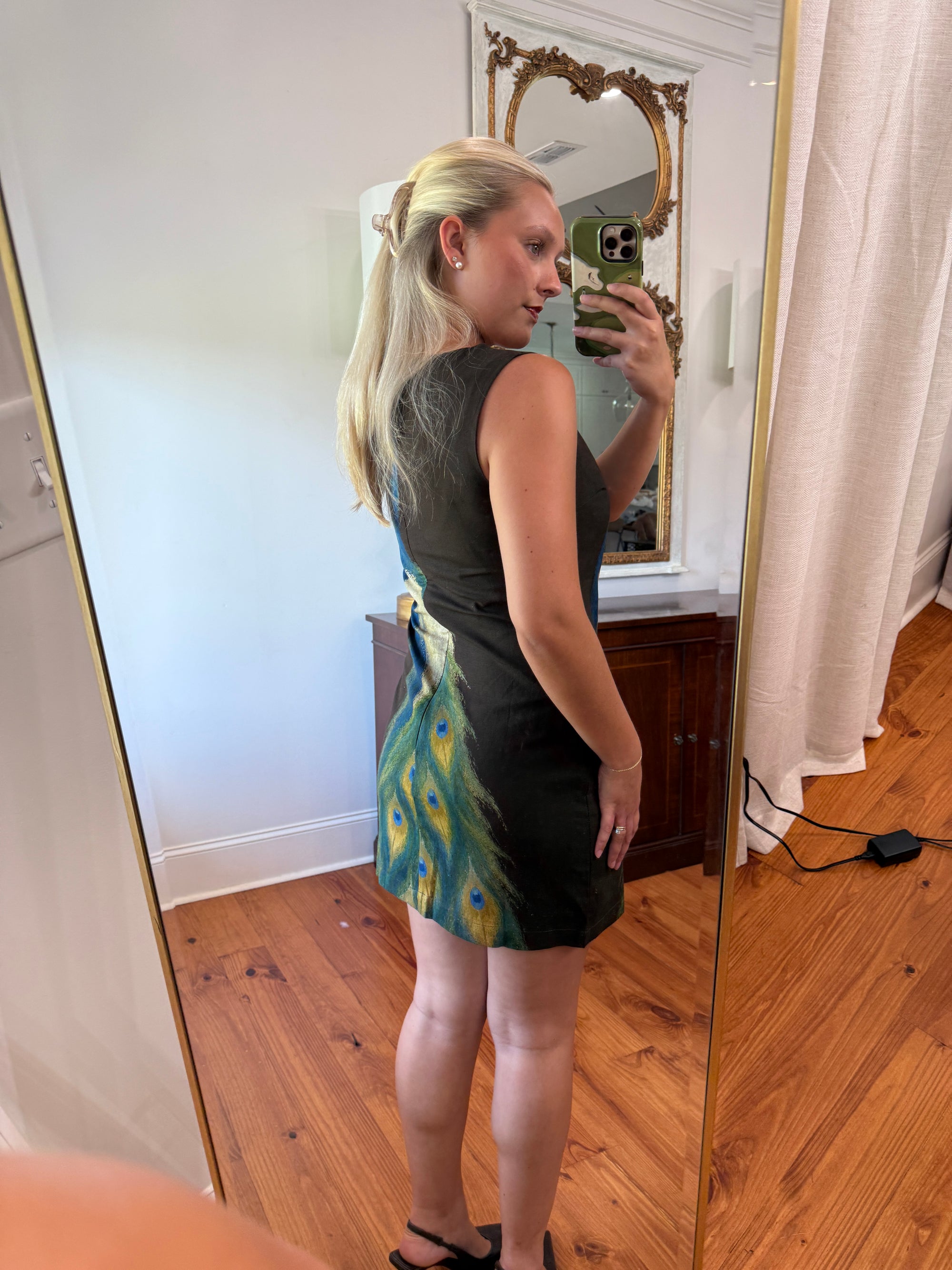 Azul Peacock Mini Dress