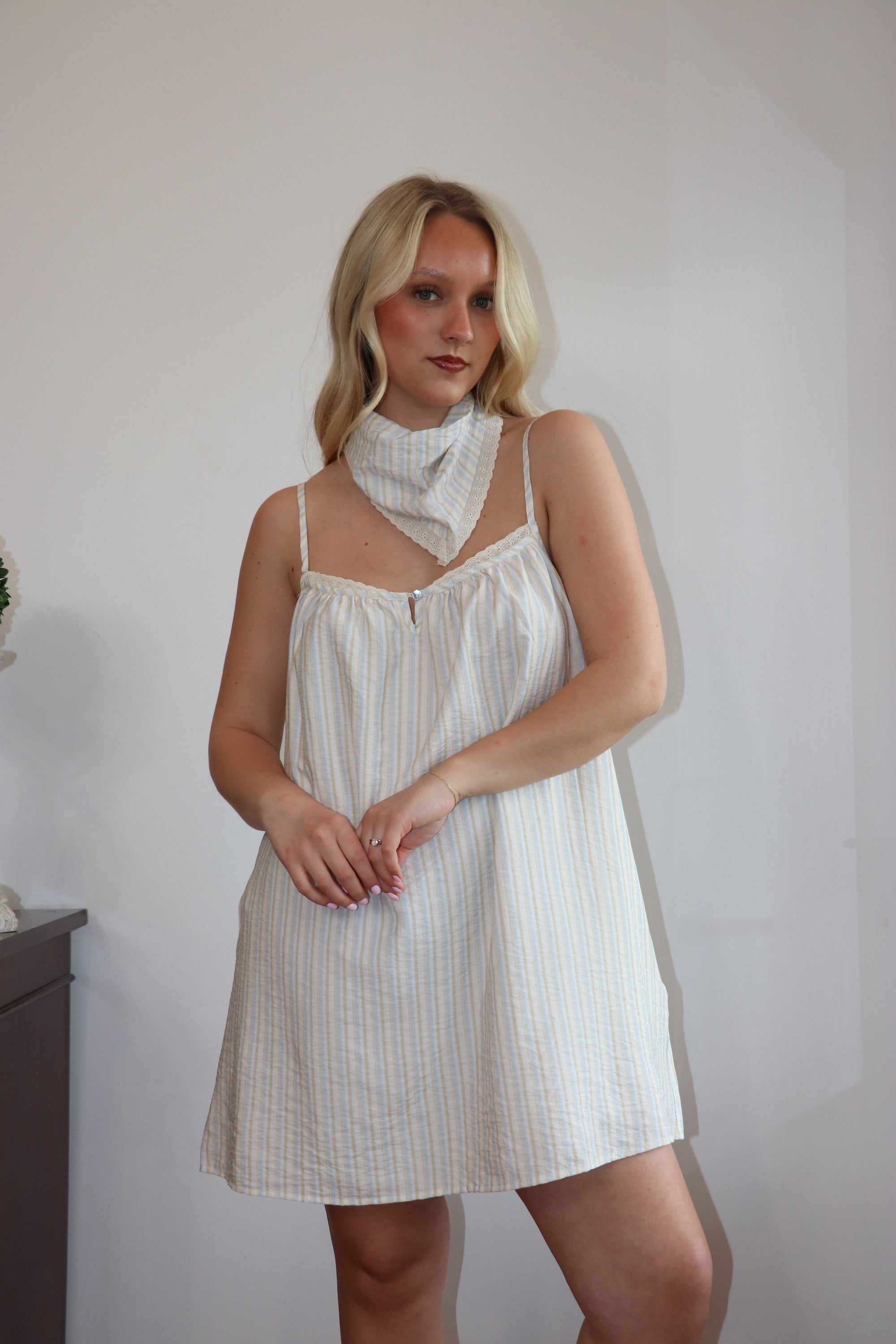 Lila Babydoll Mini Dress