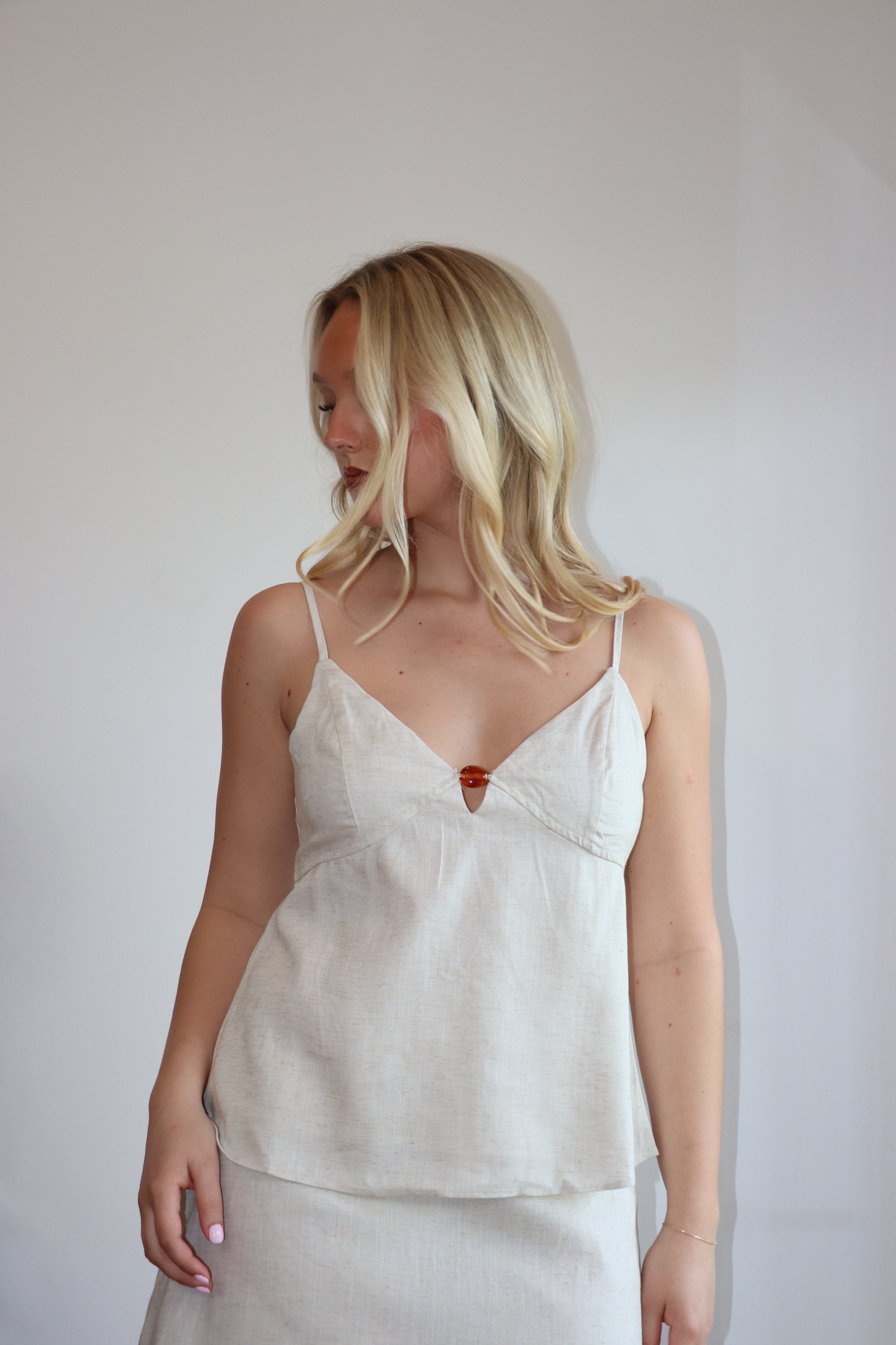 Harper Linen Top