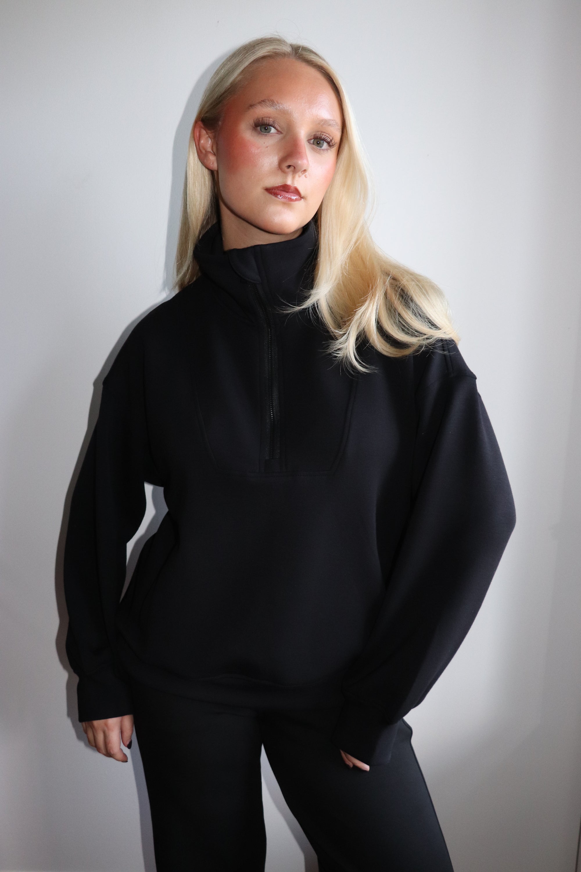 Rowan Quarter Zip – Black