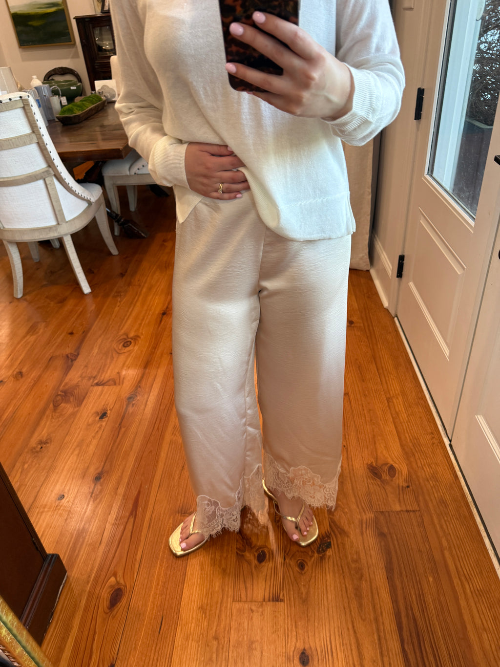 Camden Lace Trim Pant