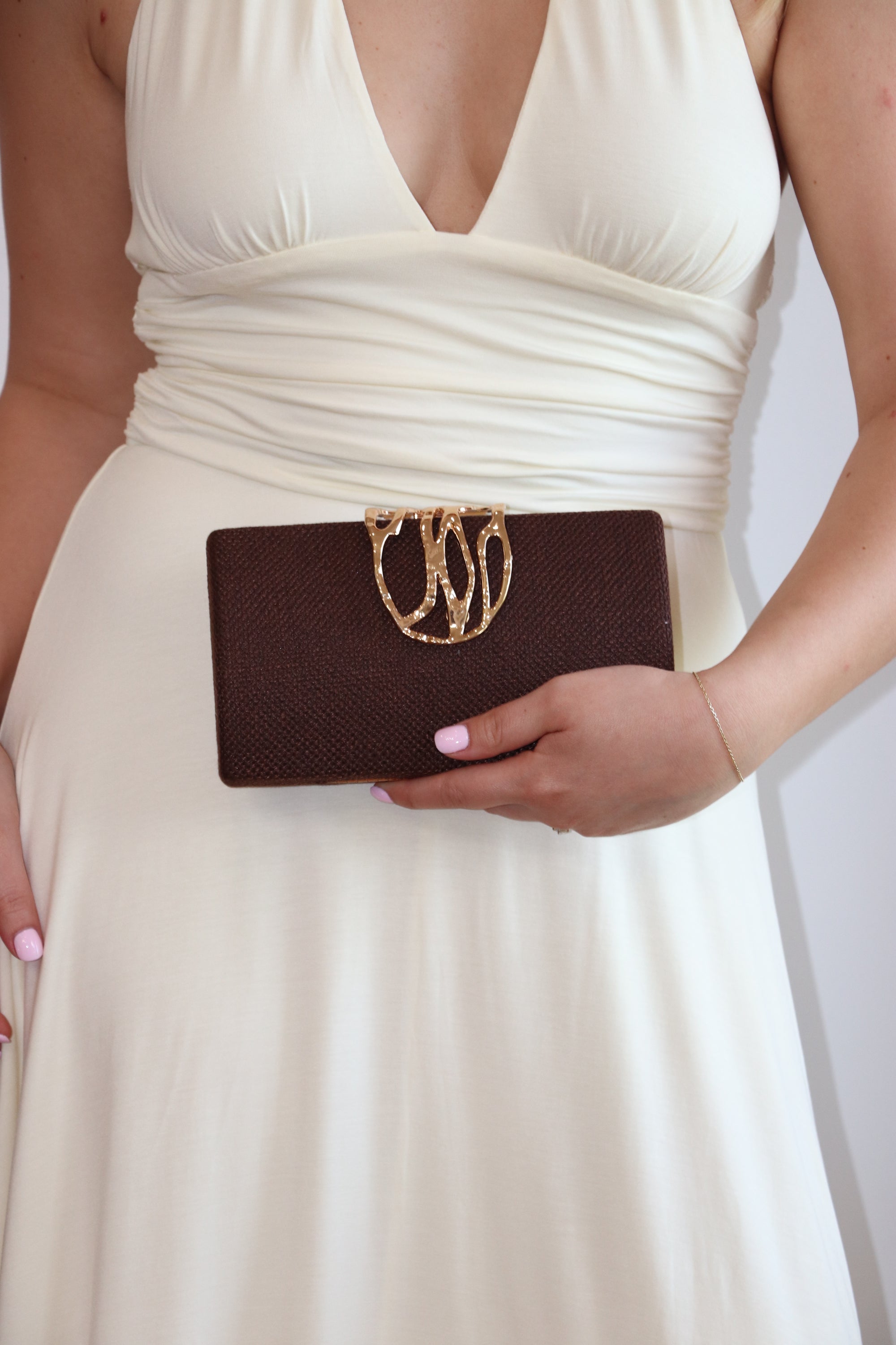 Blythe Clutch - Chocolate