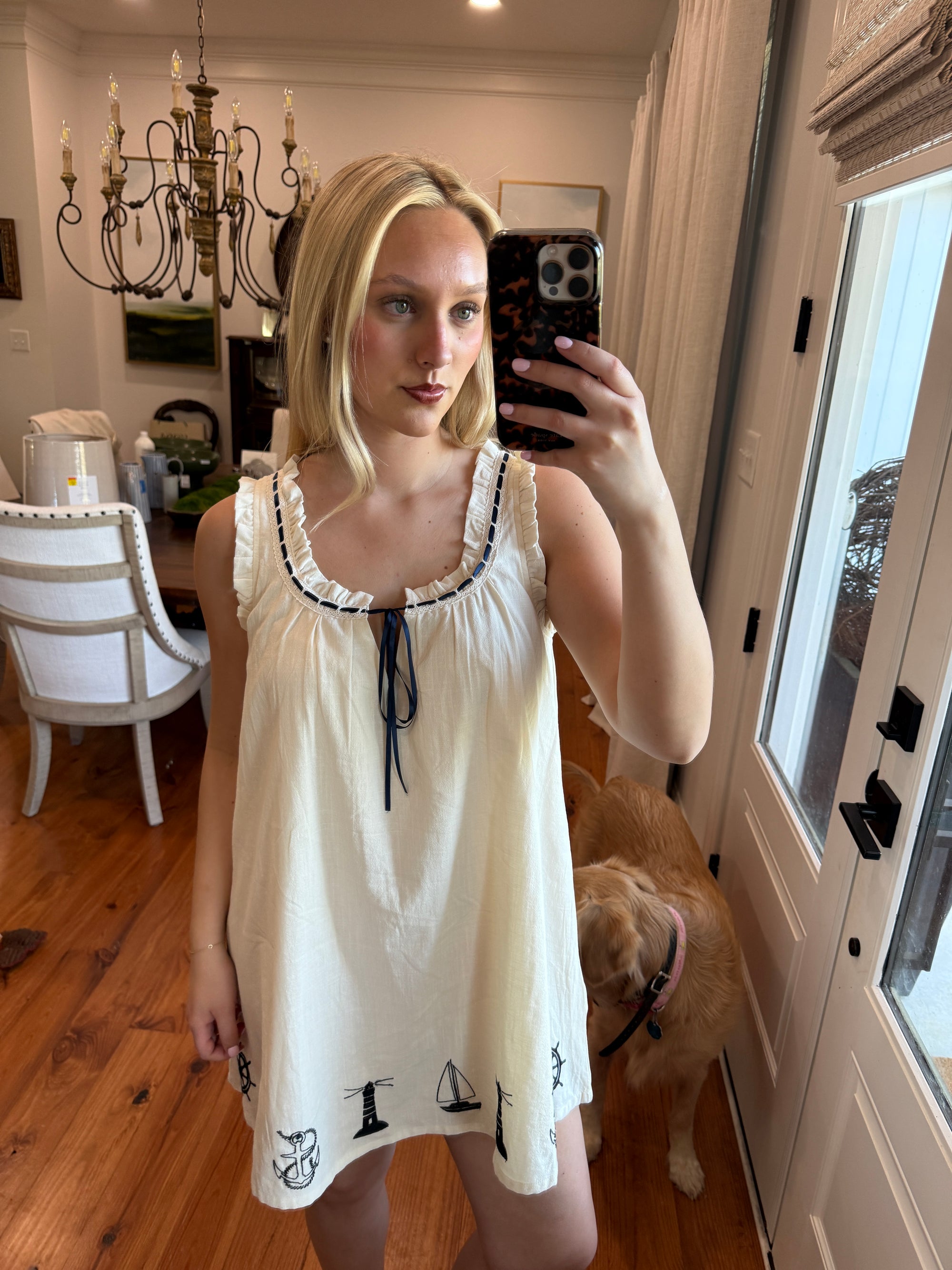 Cape Mini Dress