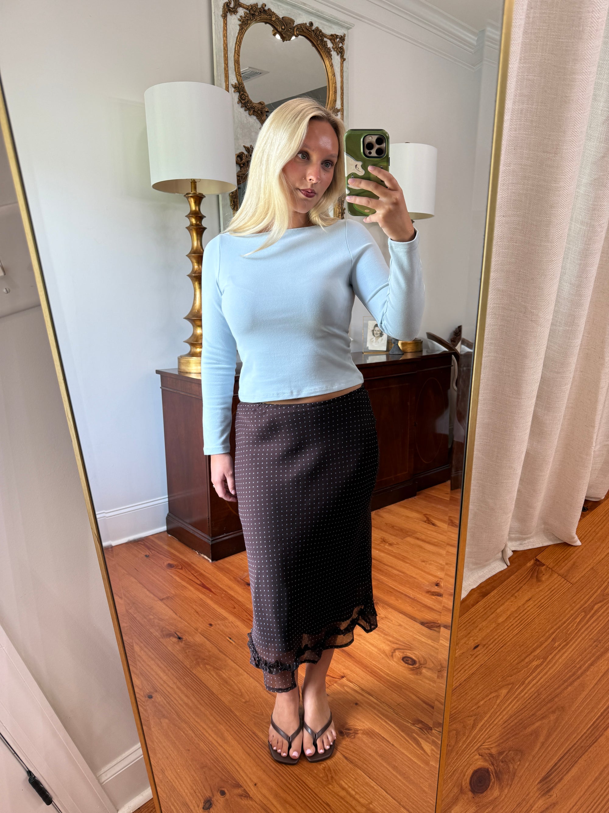 Martina Top - Light Blue