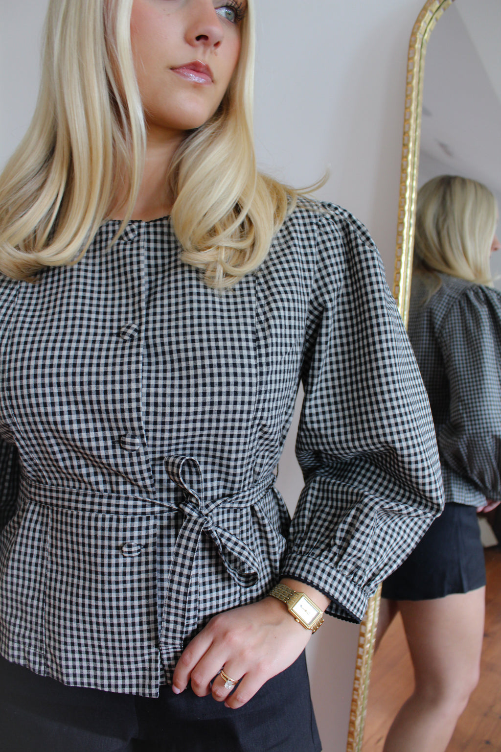 Hill Gingham Top