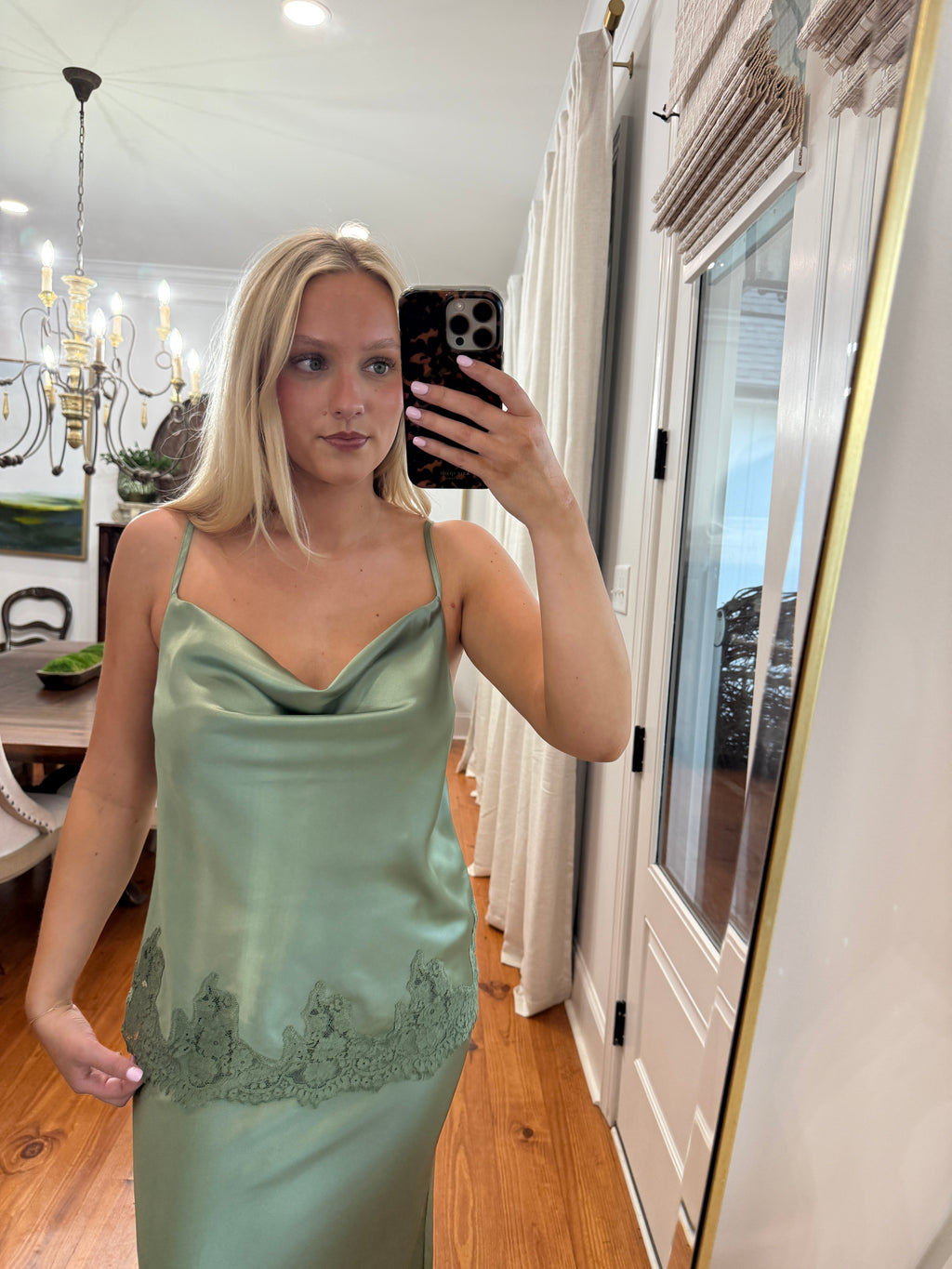 Camellia Satin Cami