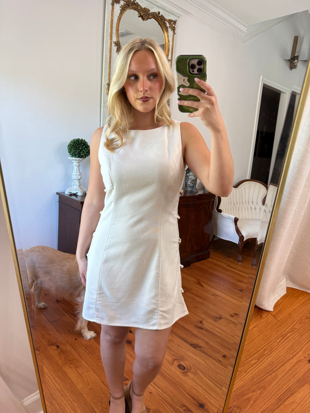 Sutton Beaded Mini Dress