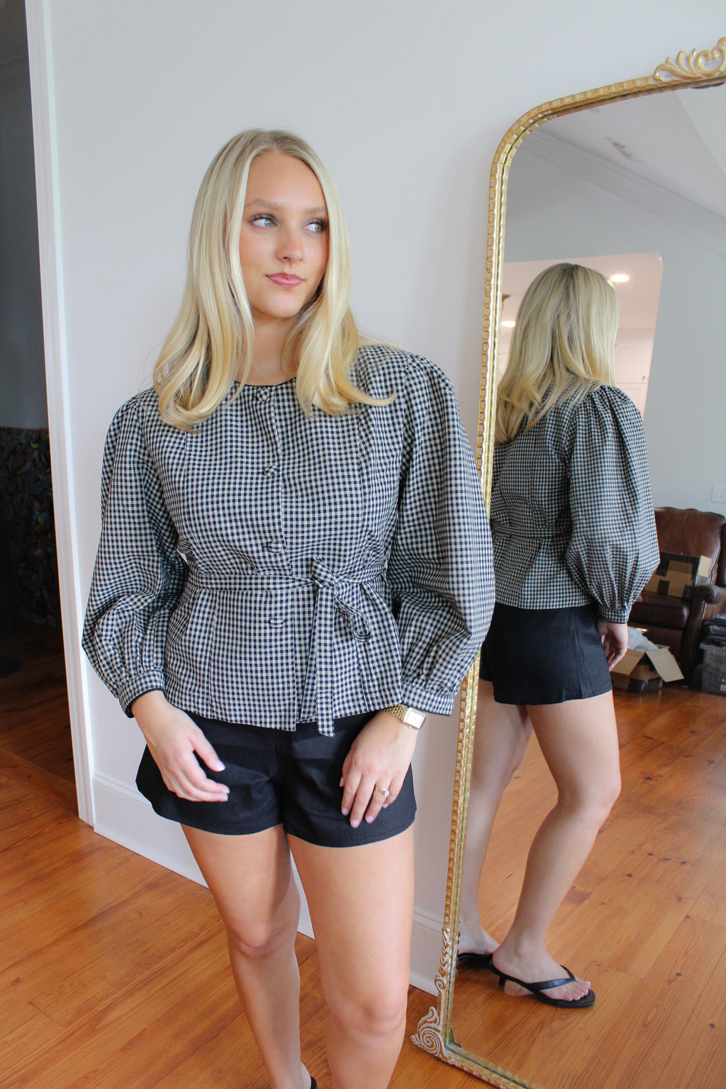 Hill Gingham Top