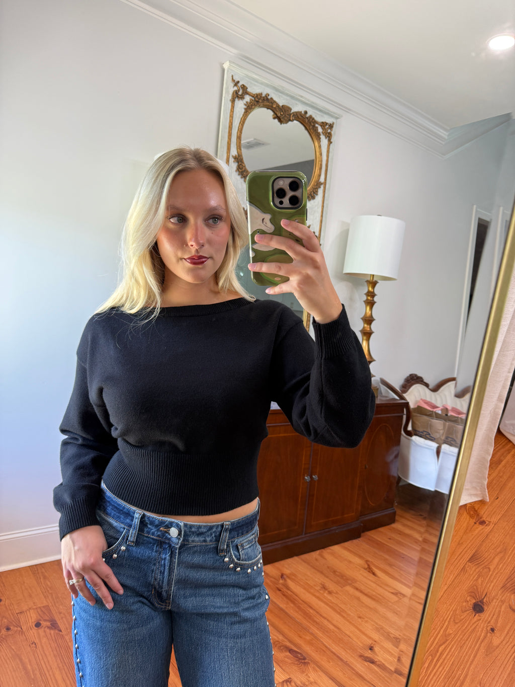 Sylvie Knit Top - Black