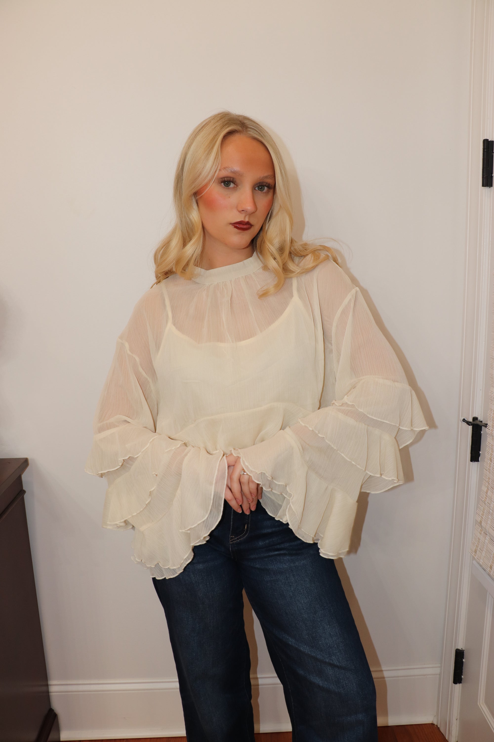 Elora Blouse - Ivory