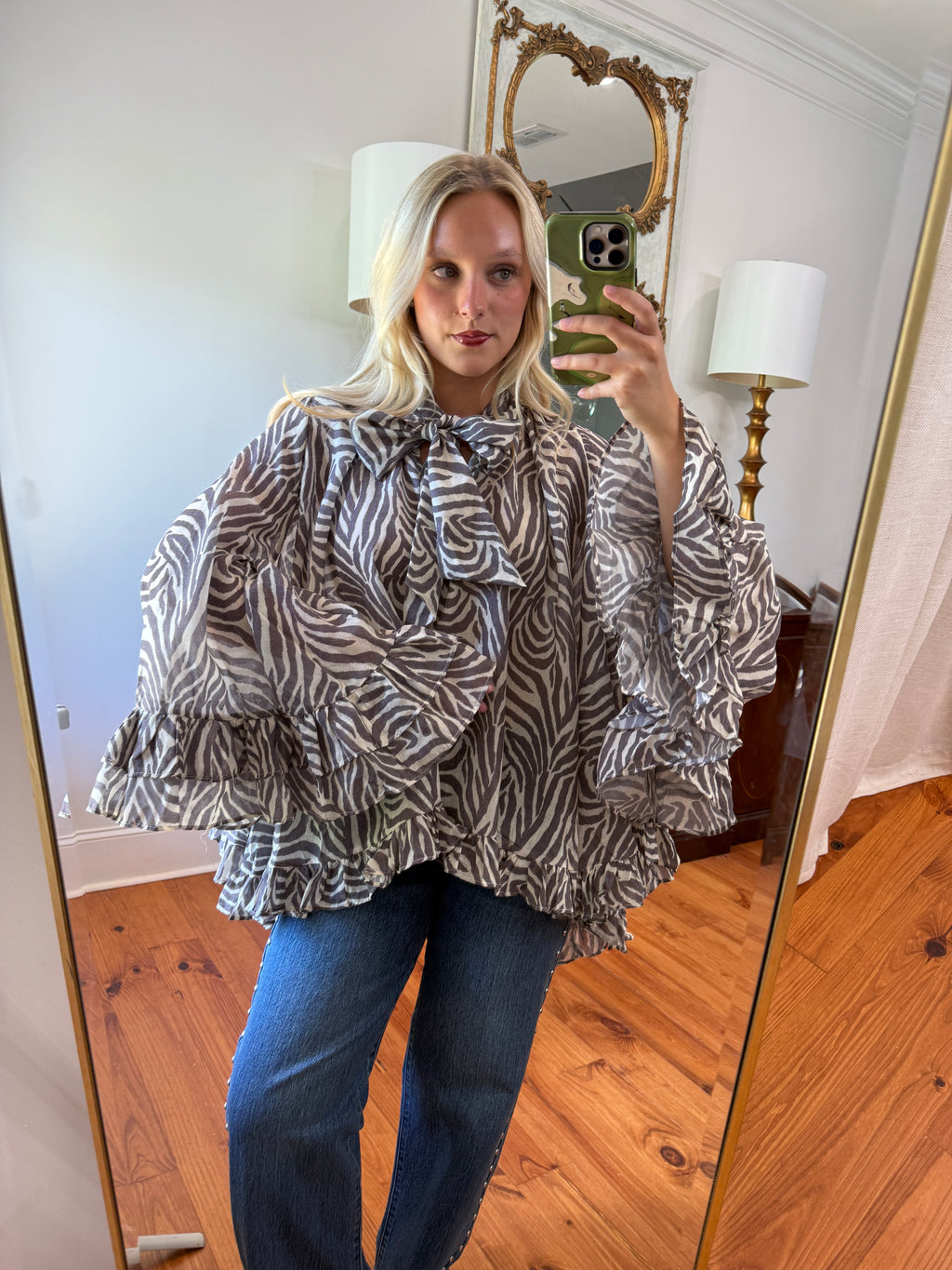 Victoria Blouse - Zebra