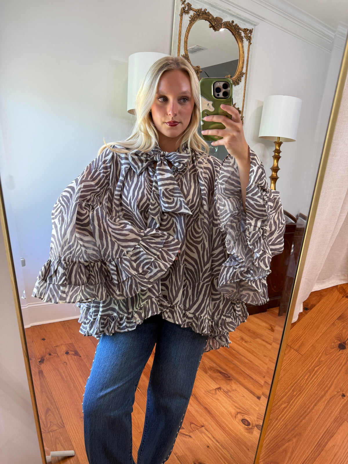 Victoria Blouse - Zebra