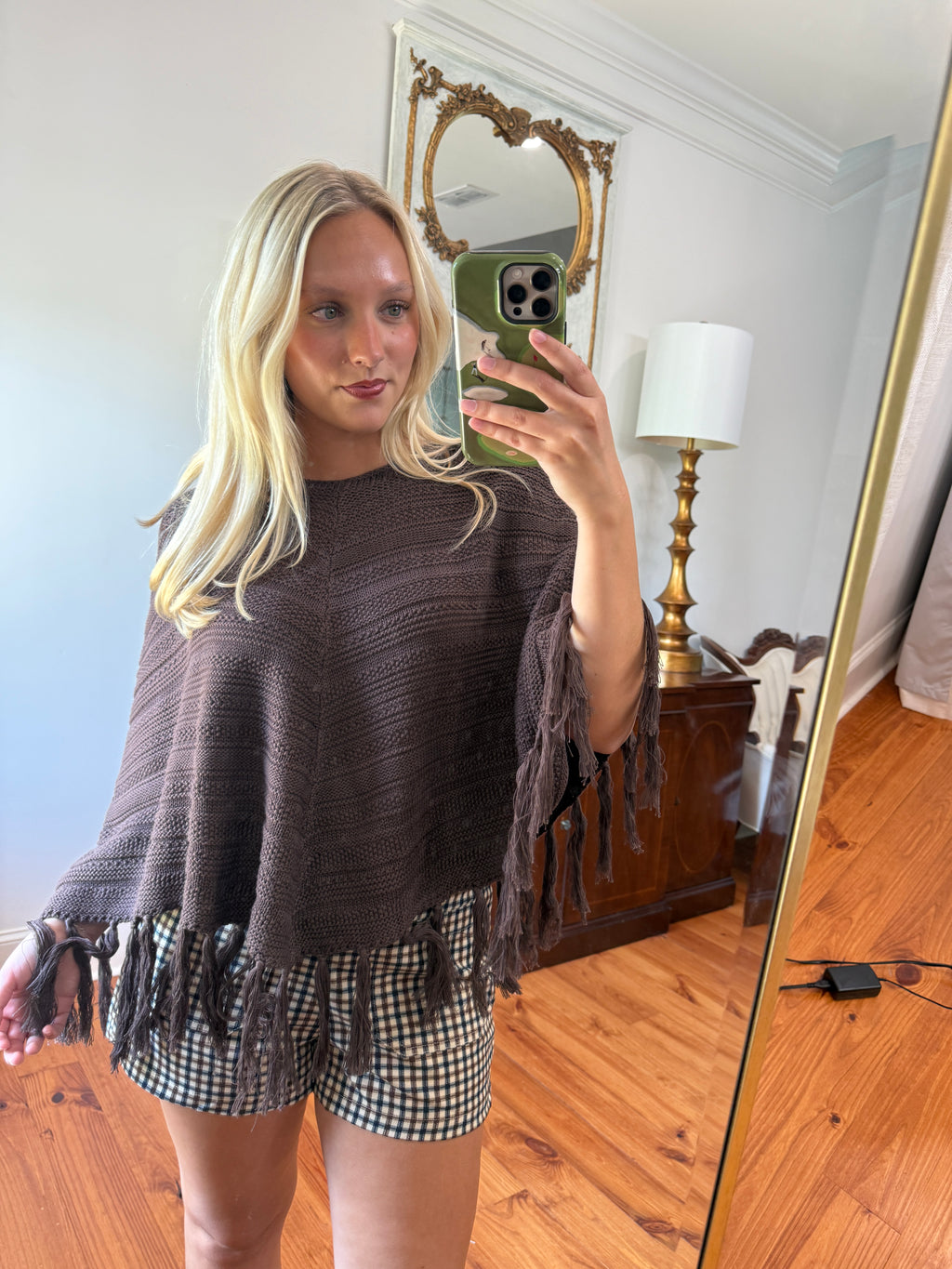 Dolly Fringe Poncho