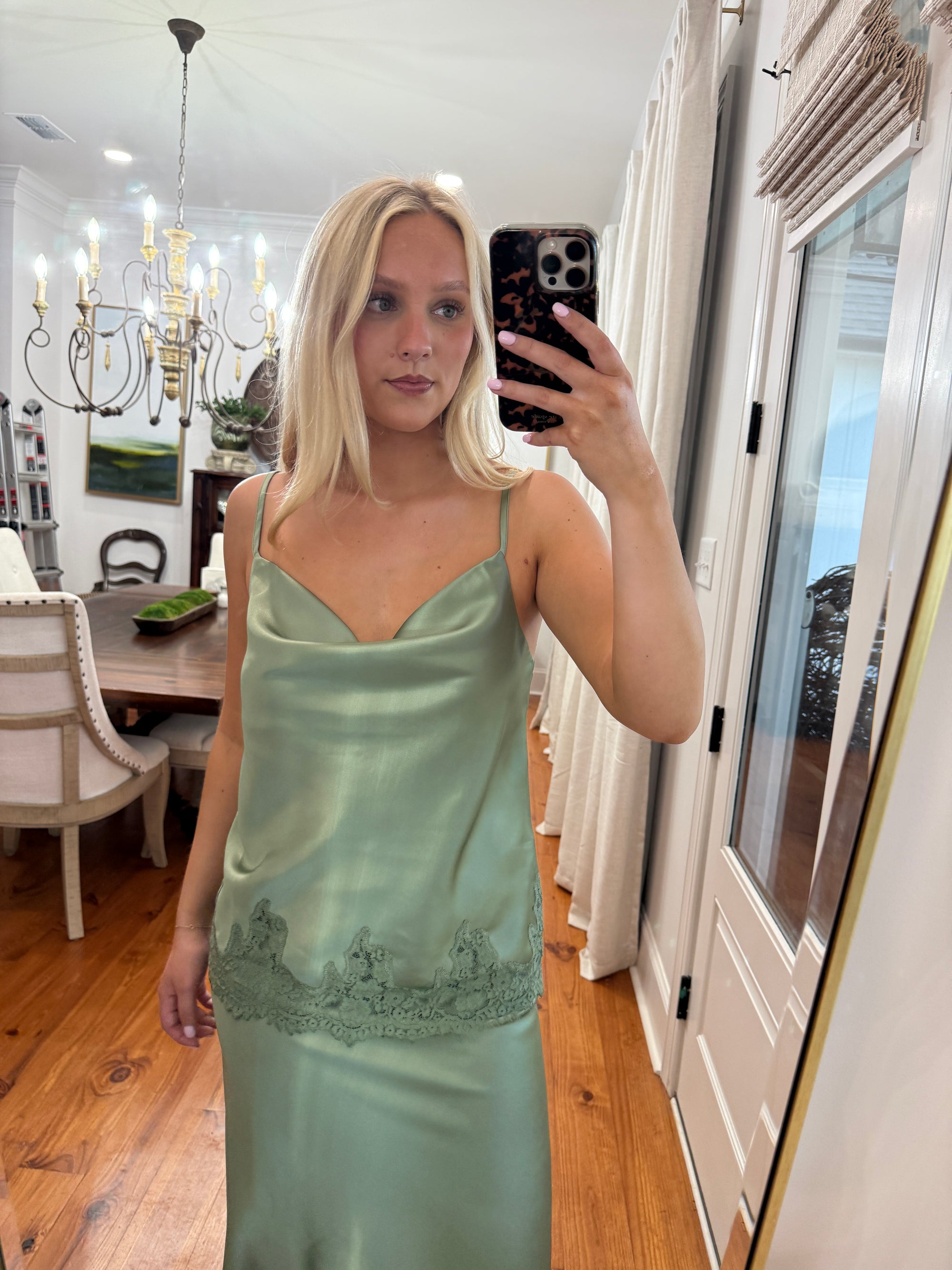 Camellia Satin Cami