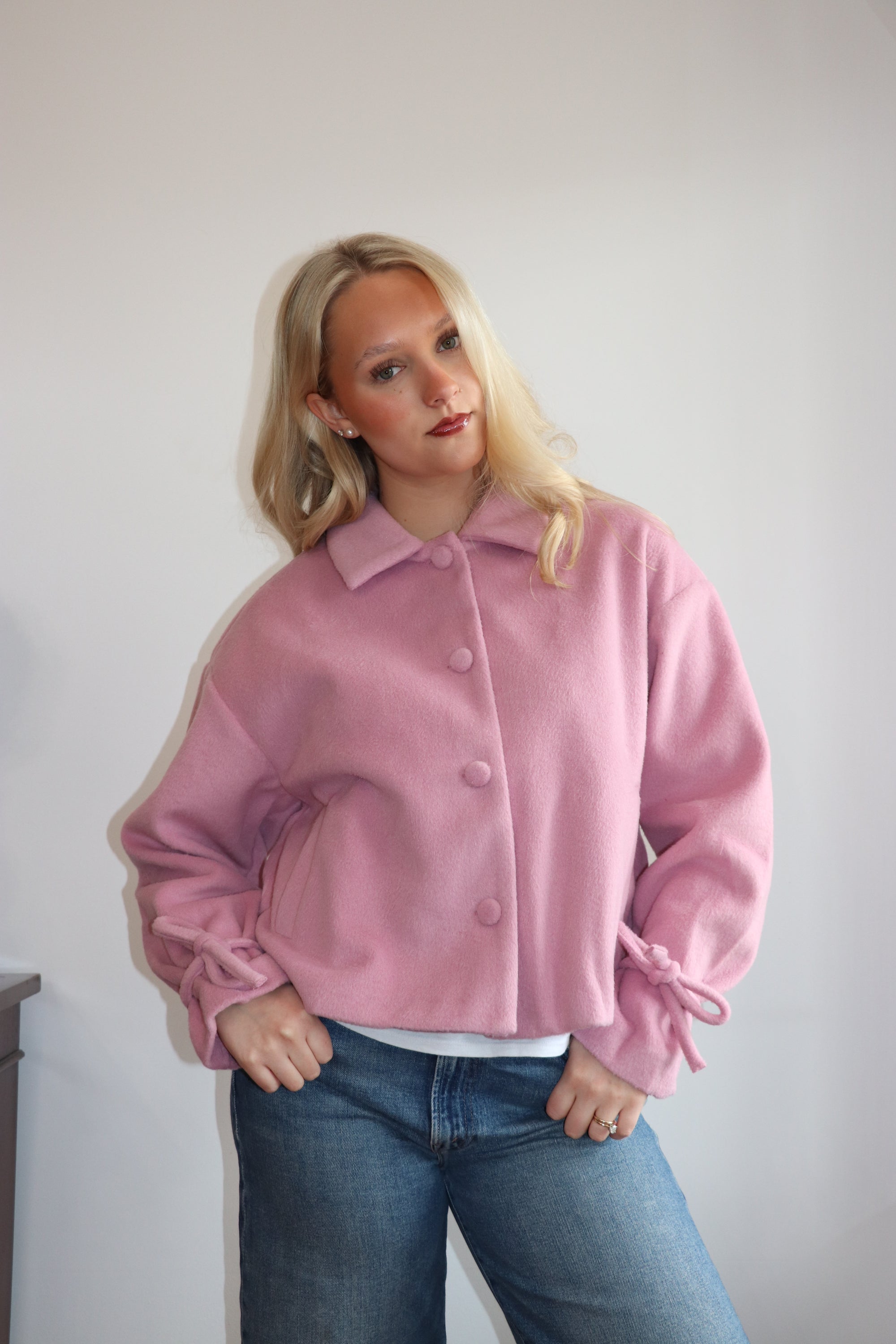 Rosewood Cropped Coat